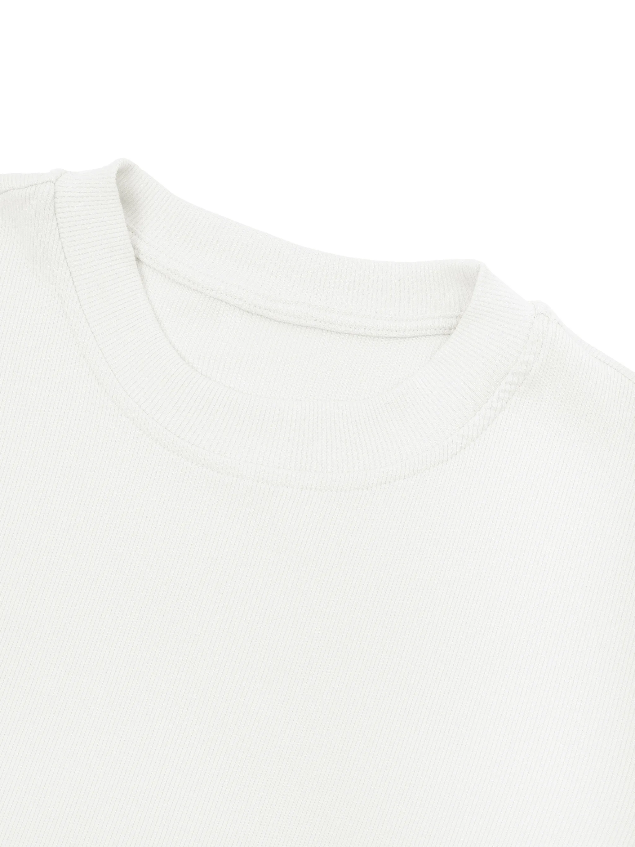 Women's Slim Ribbed Crop T-Shirt