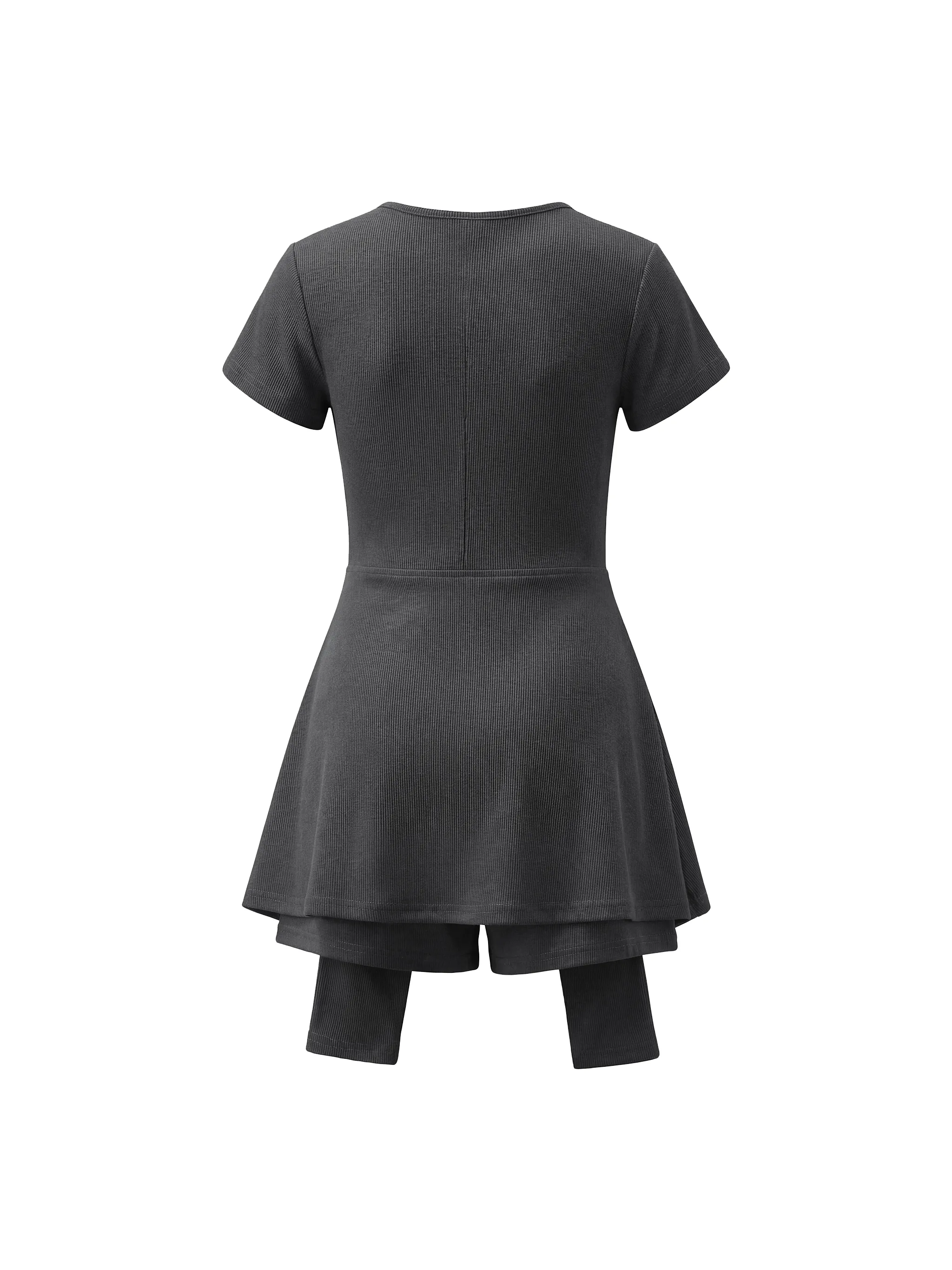 Women's Dual-Function Cape Tie-Waist Romper