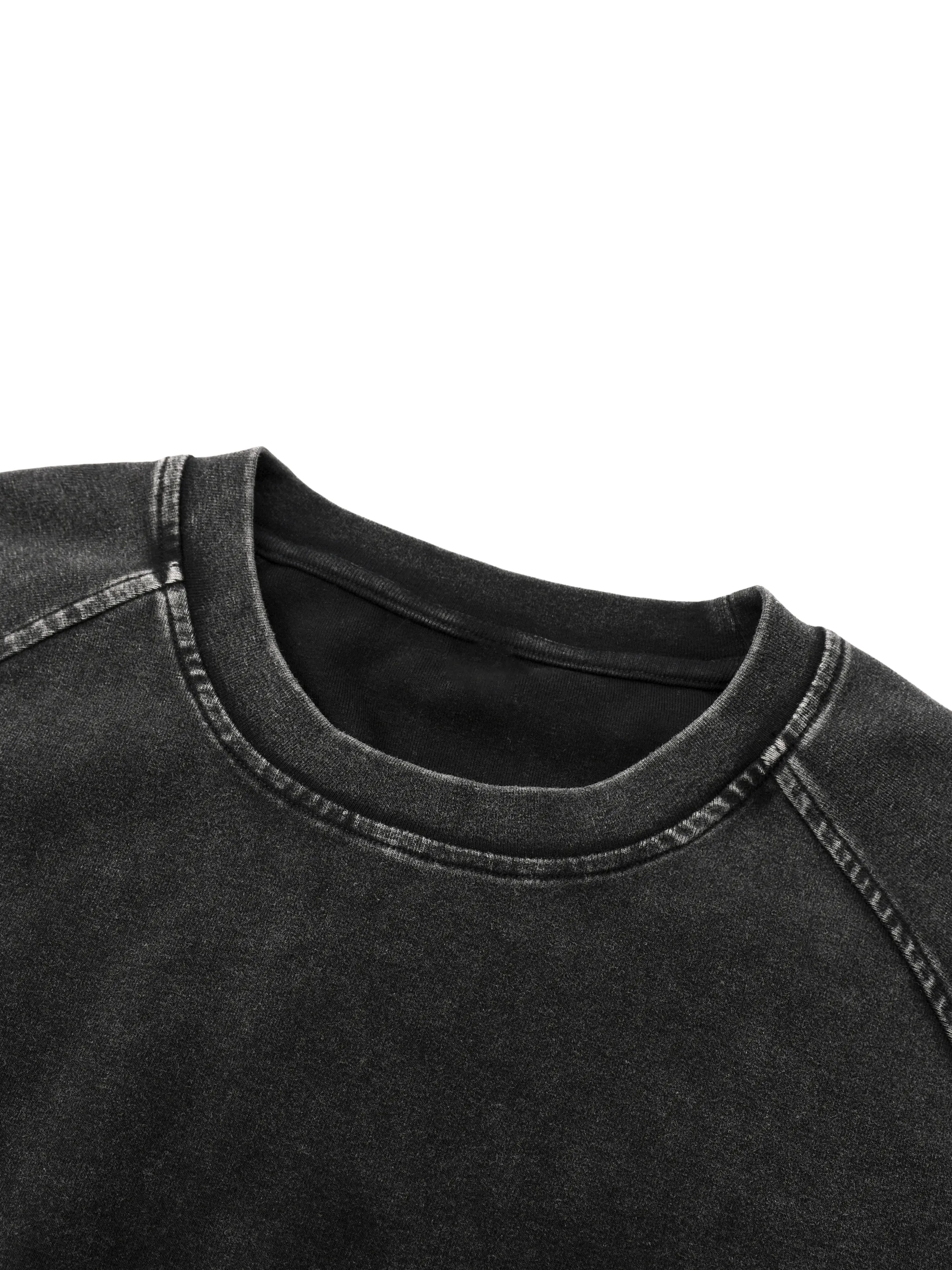 Women's Mineral Wash Raglan Crop T-Shirt