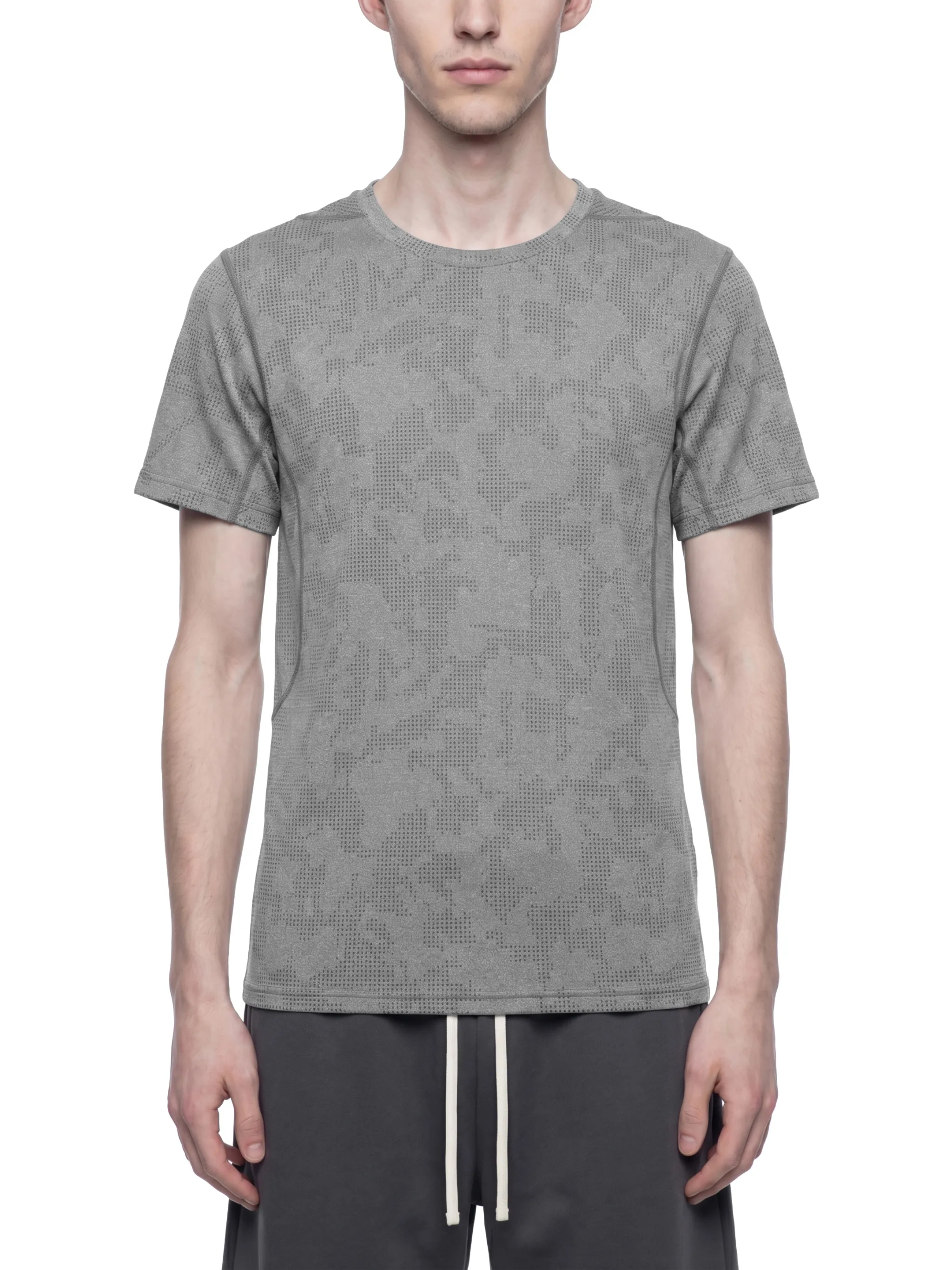 Men's Jacquard Slim Mesh T-Shirt