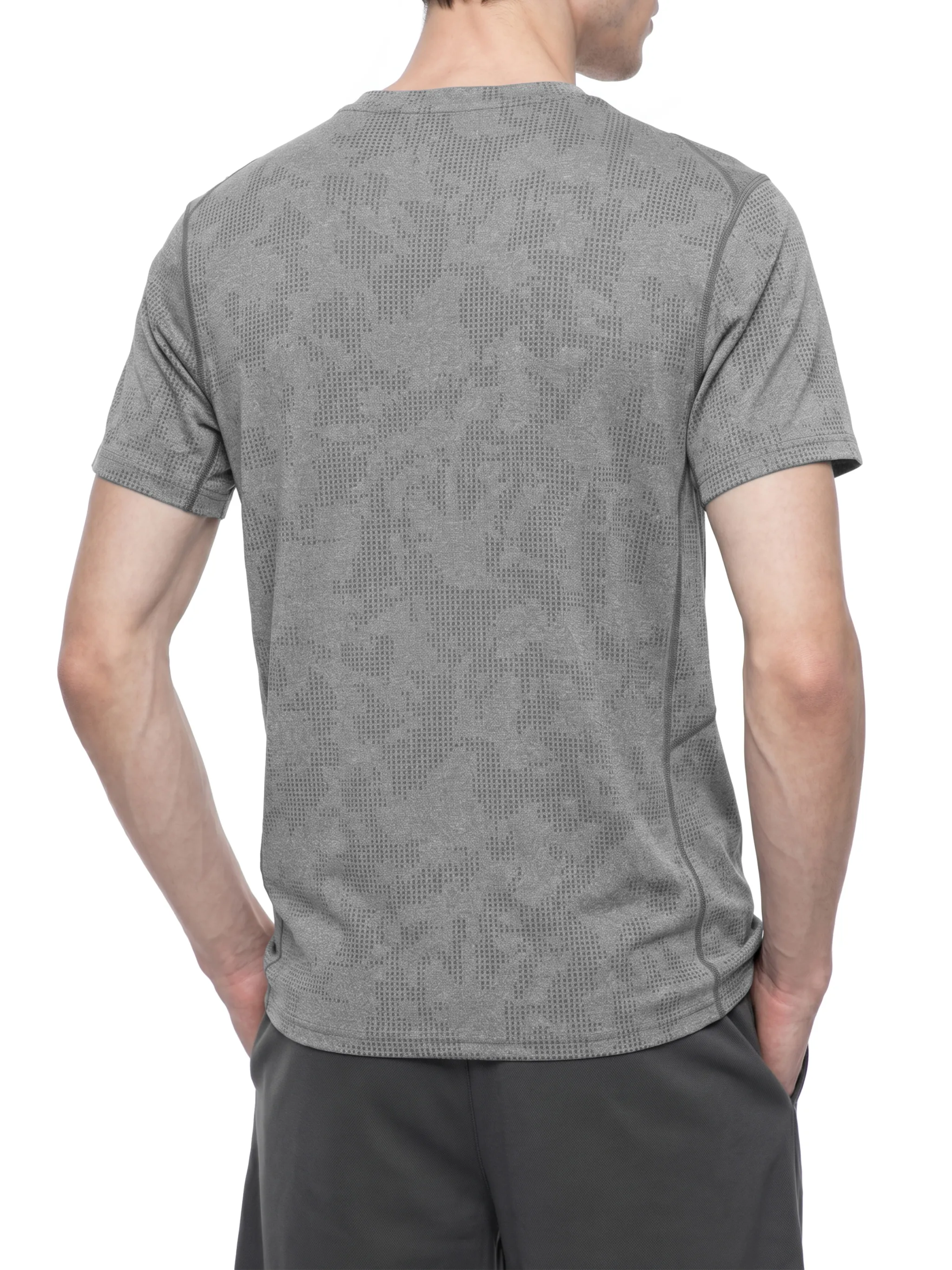 Men's Jacquard Slim Mesh T-Shirt