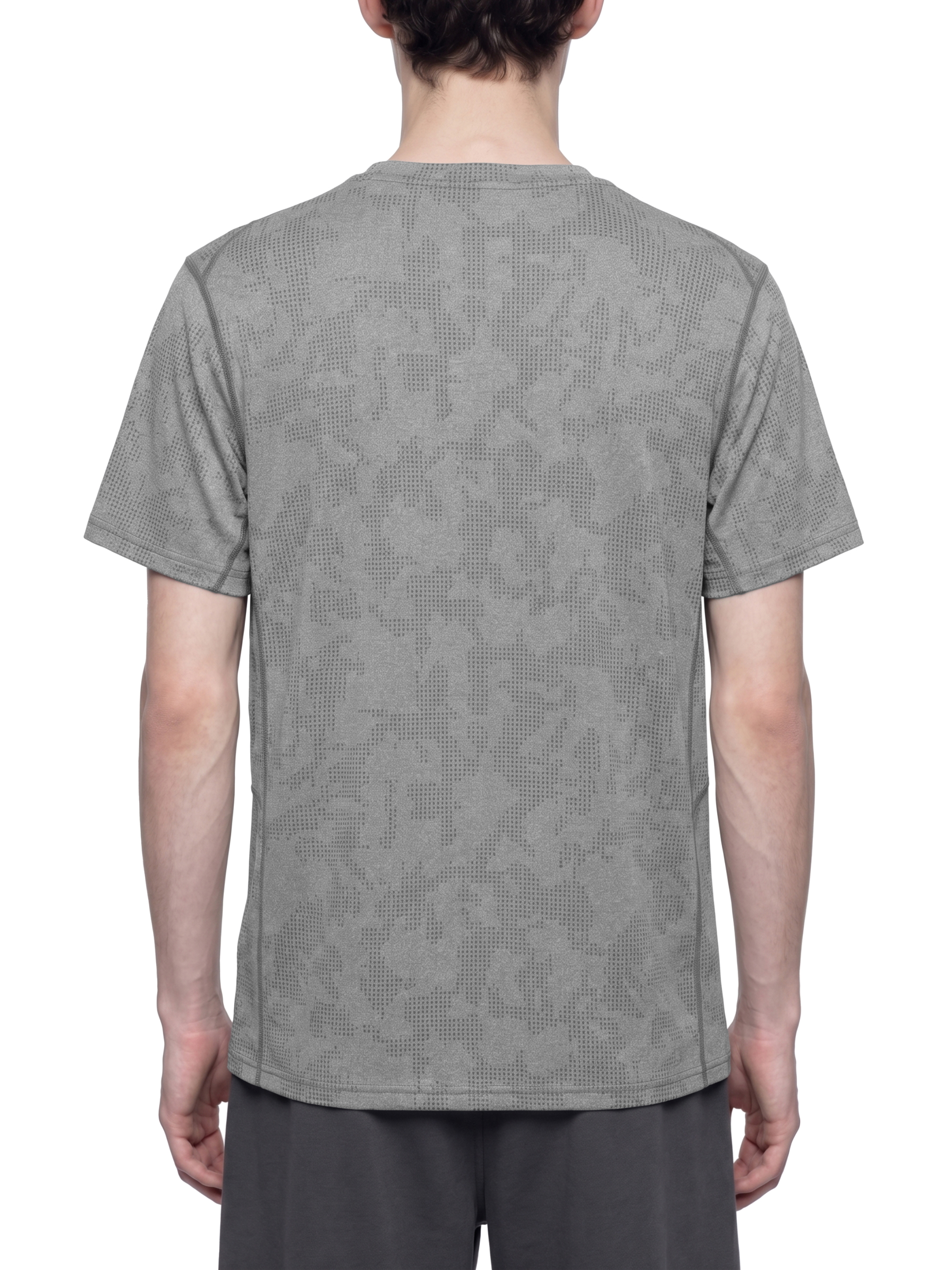Men's Jacquard Slim Mesh T-Shirt #MT0006 | TAPSTITCH