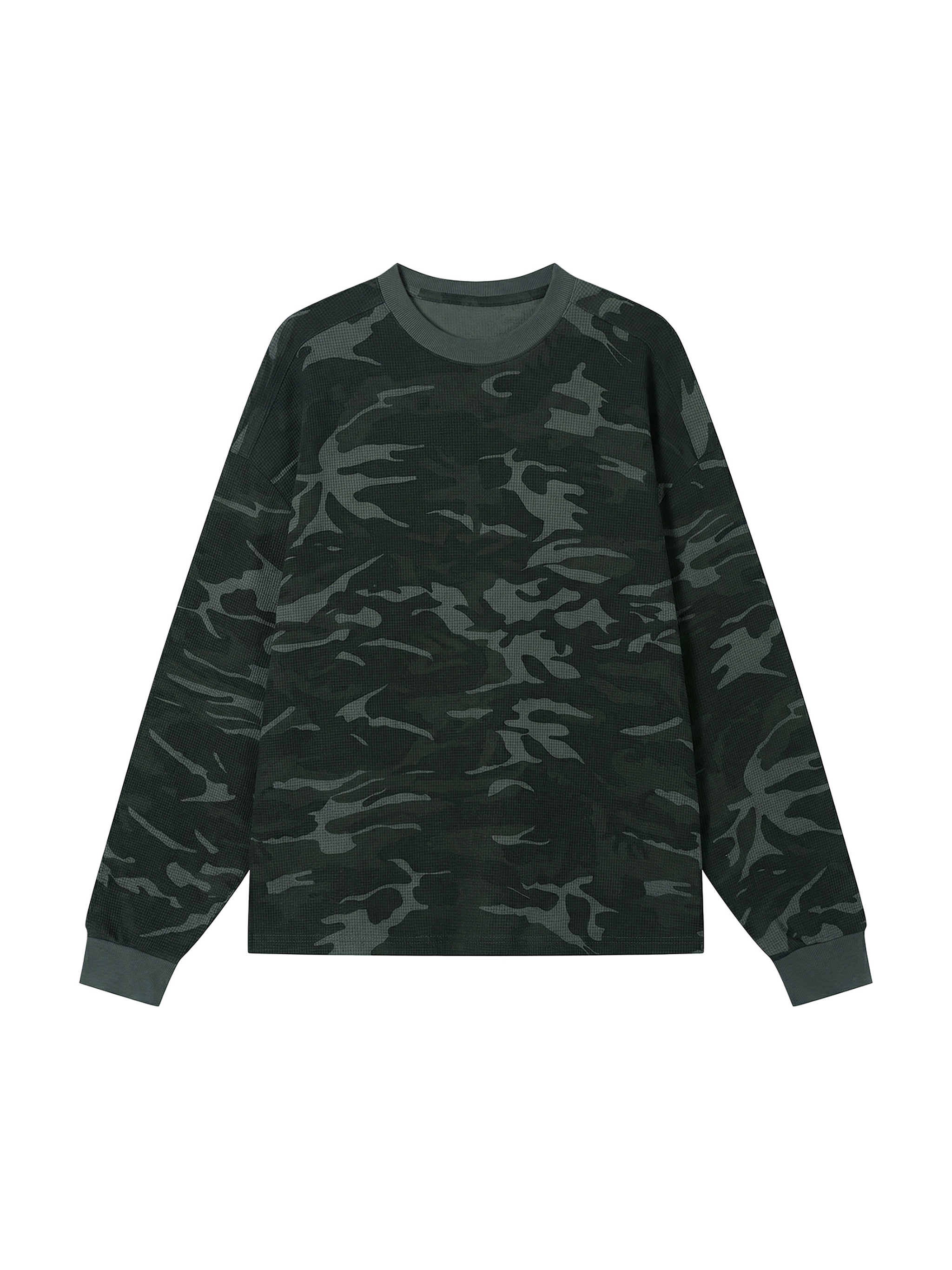 Unisex Waffle Boxy Long Sleeve T-Shirt #UT0057 | TAPSTITCH
