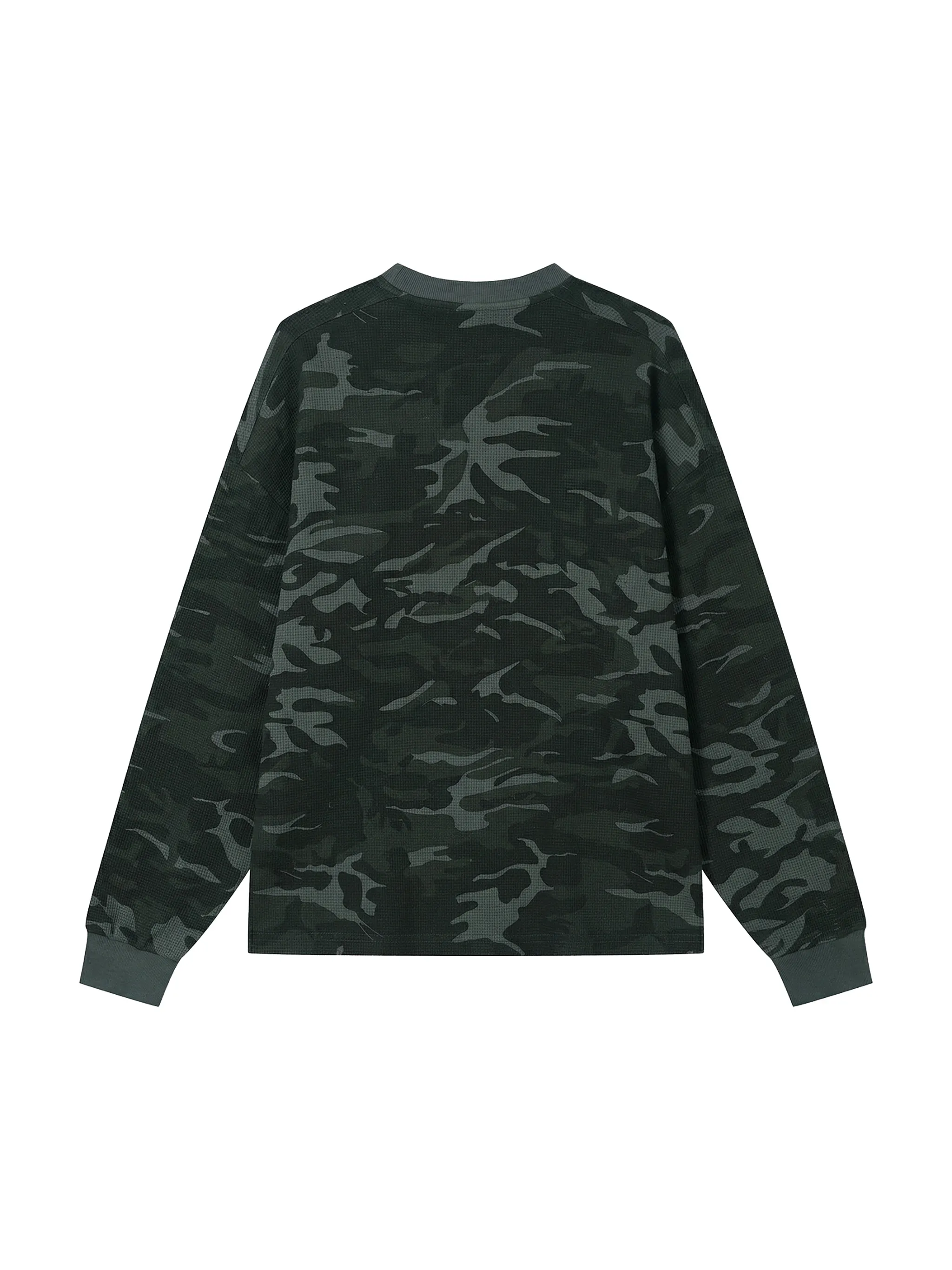 Unisex Waffle Boxy Long Sleeve T-Shirt