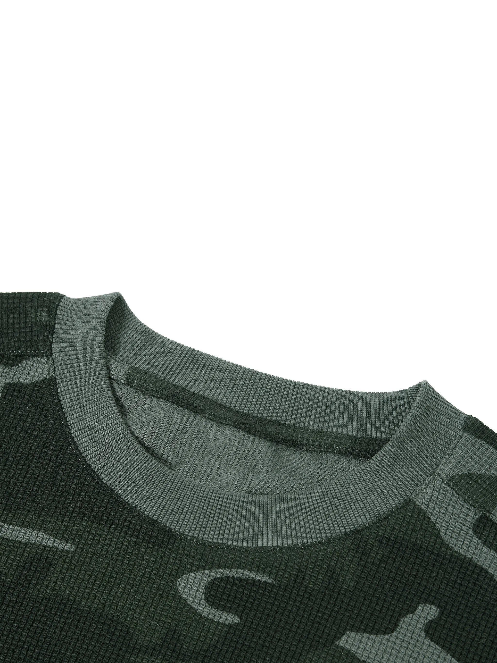 Unisex Waffle Boxy Long Sleeve T-Shirt