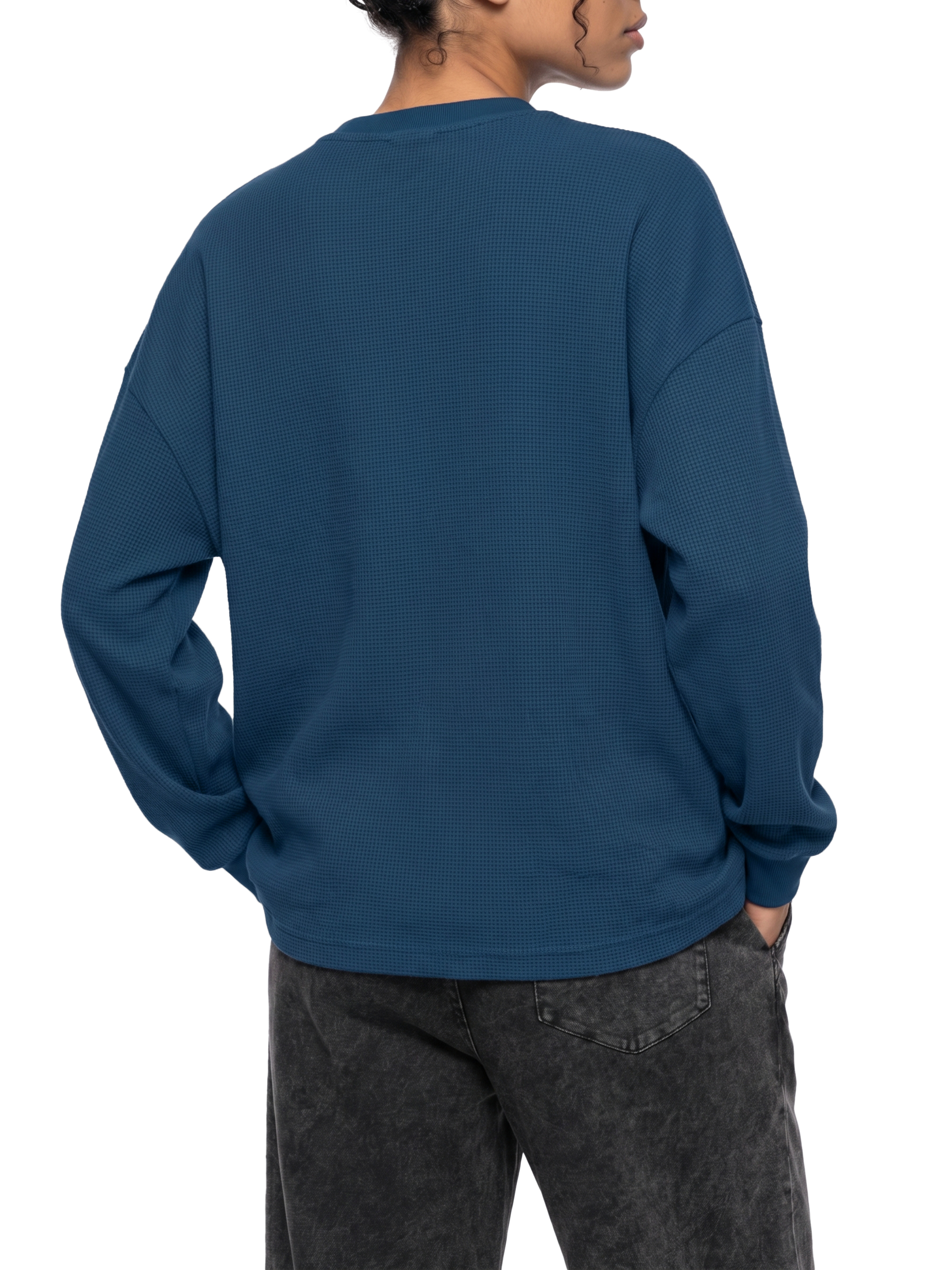 Unisex Waffle Boxy Long Sleeve T-Shirt #UT0057 | TAPSTITCH