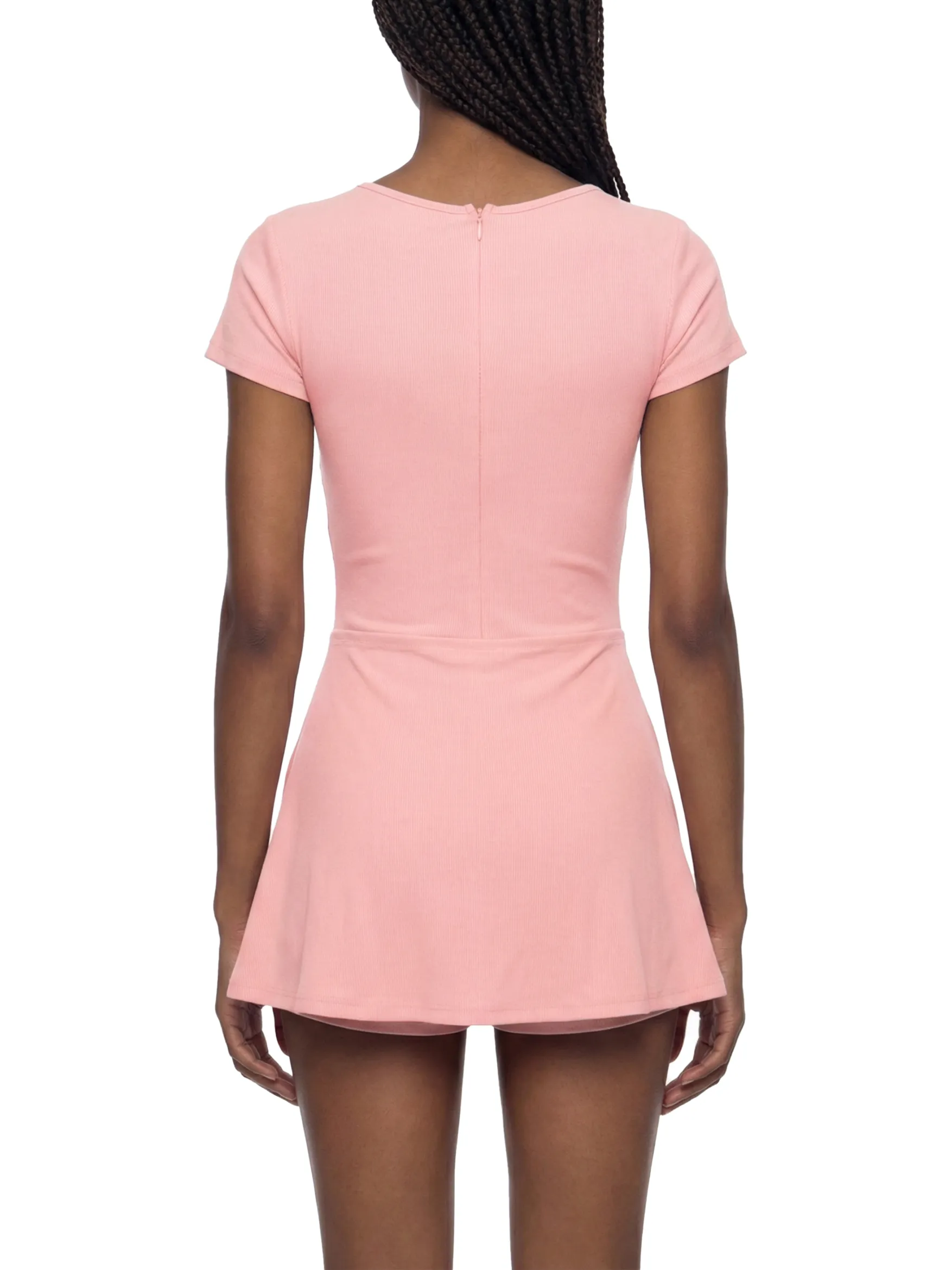 Women's Dual-Function Cape Tie-Waist Romper