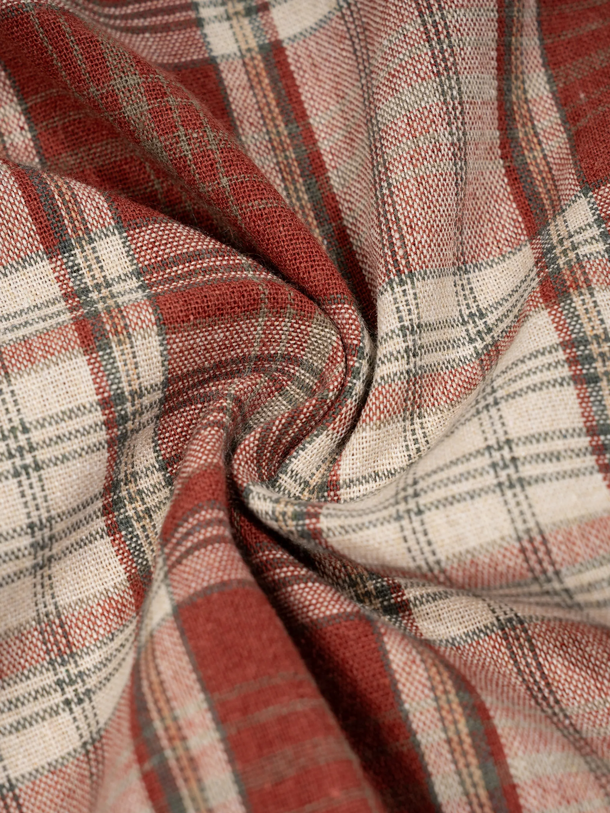 Unisex Plaid Boxy Short Sleeve Shirt