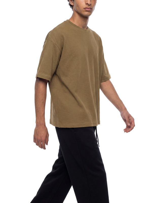 Unisex Waffle Boxy T-Shirt