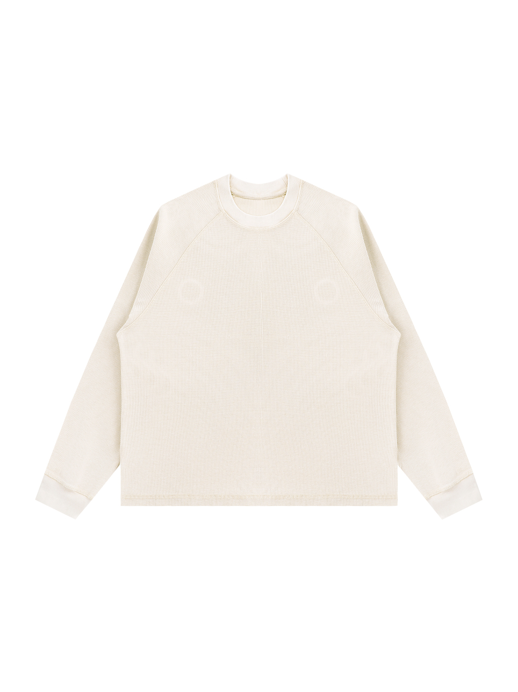 Unisex Vintage Wash Boxy  Waffle T-Shirt - Main Image