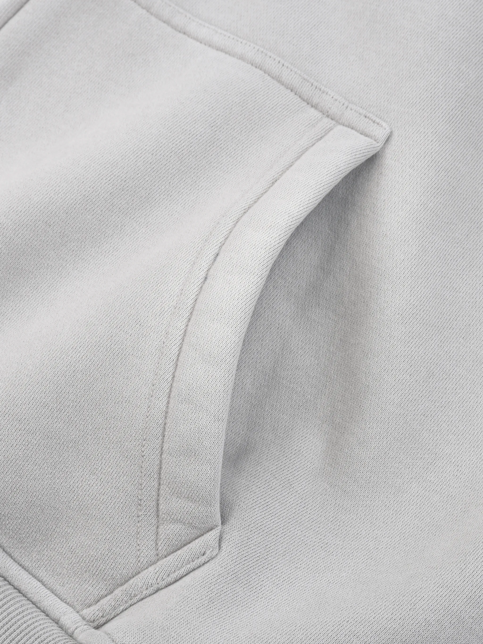 Sunfade Two-way Zipper Boxy Fleece Hoodie