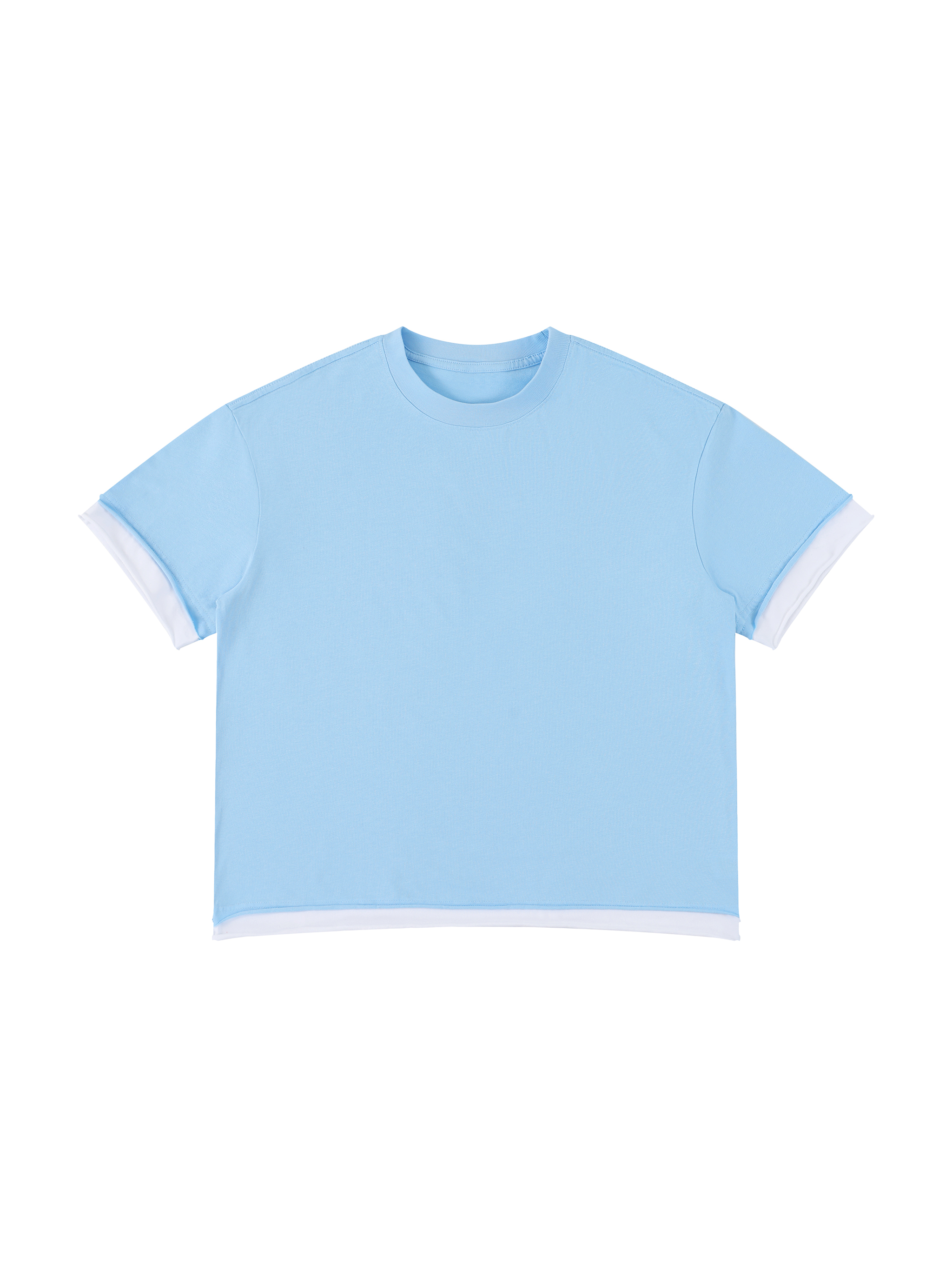 Unisex Boxy Color Block T-Shirt #UT0083 | TAPSTITCH