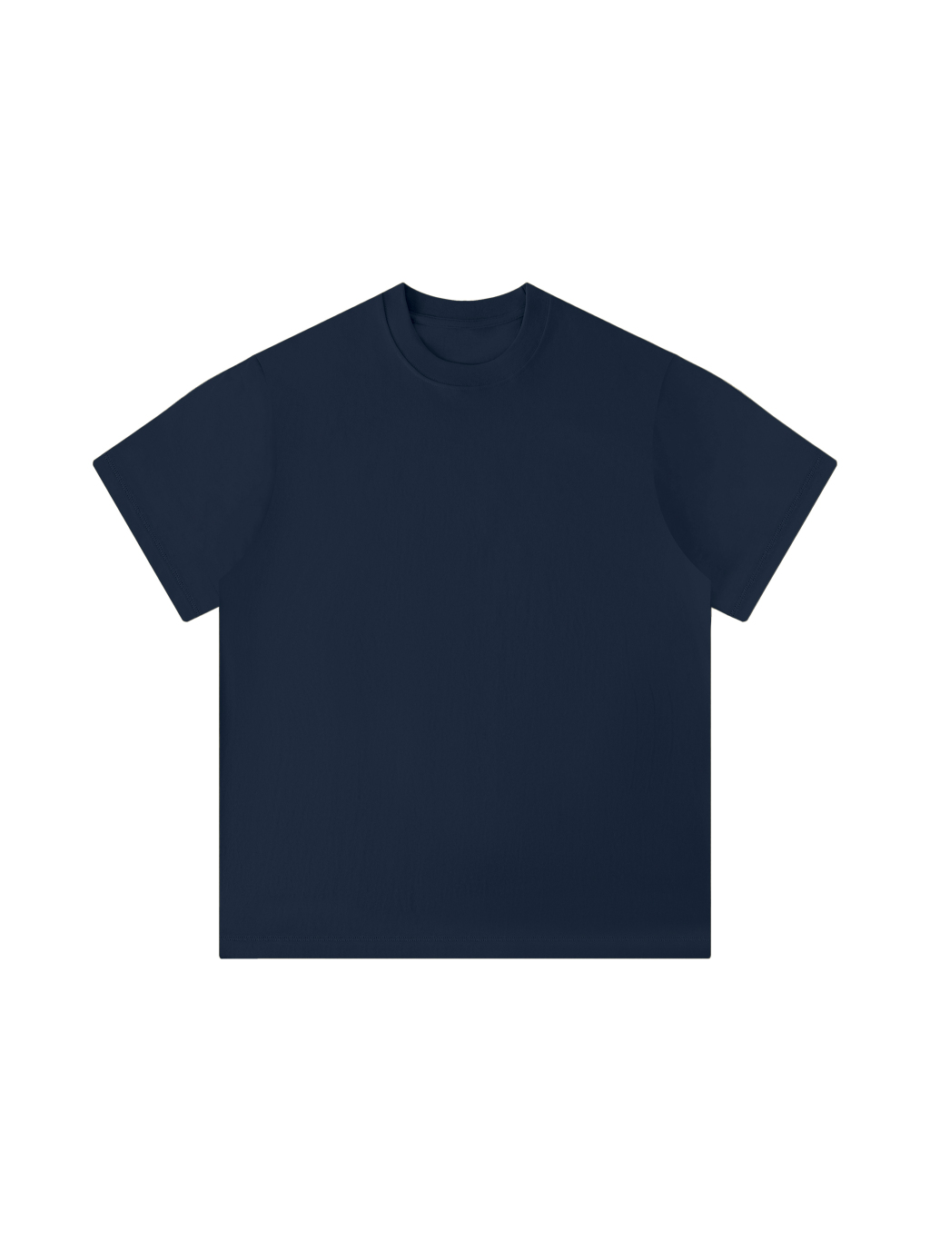 Unisex Solid Color Boxy T-Shirt - Main Image