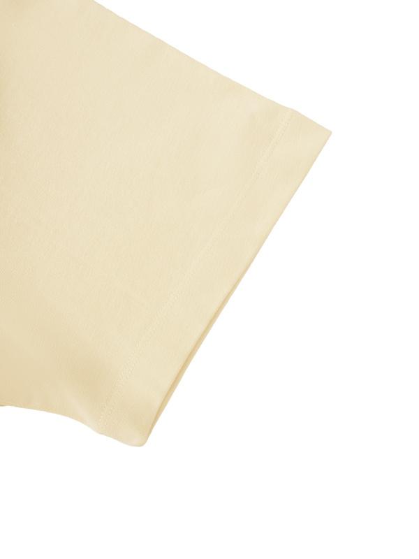 Unisex Solid Color Regular Fit T-Shirt