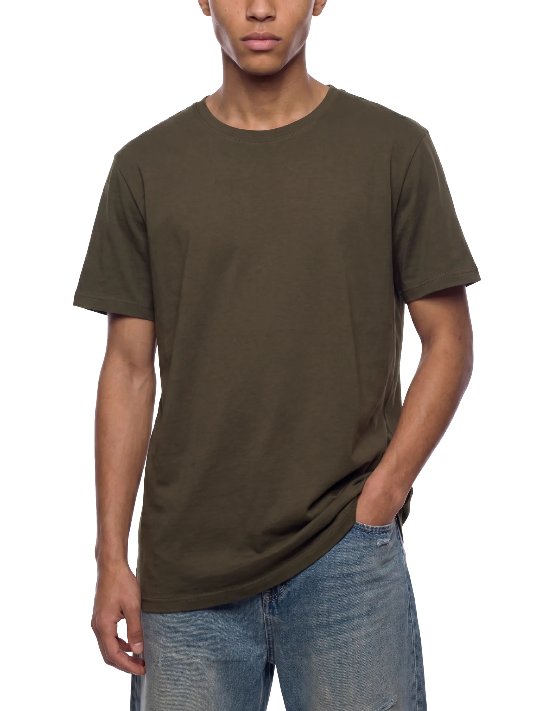 Men's Solid Color Regular Fit T-Shirt