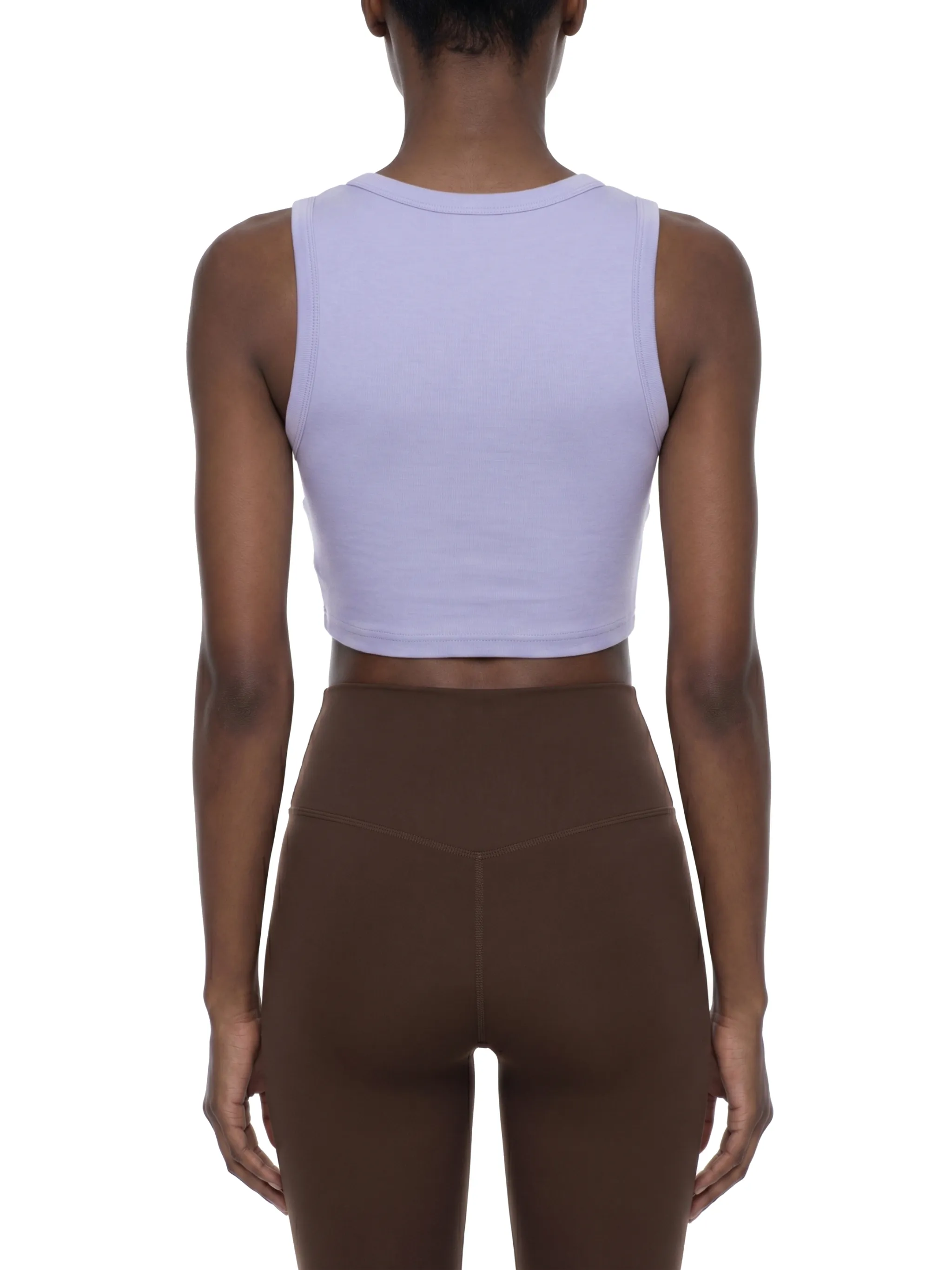 Women's Tight Crewneck Crop Tank Top