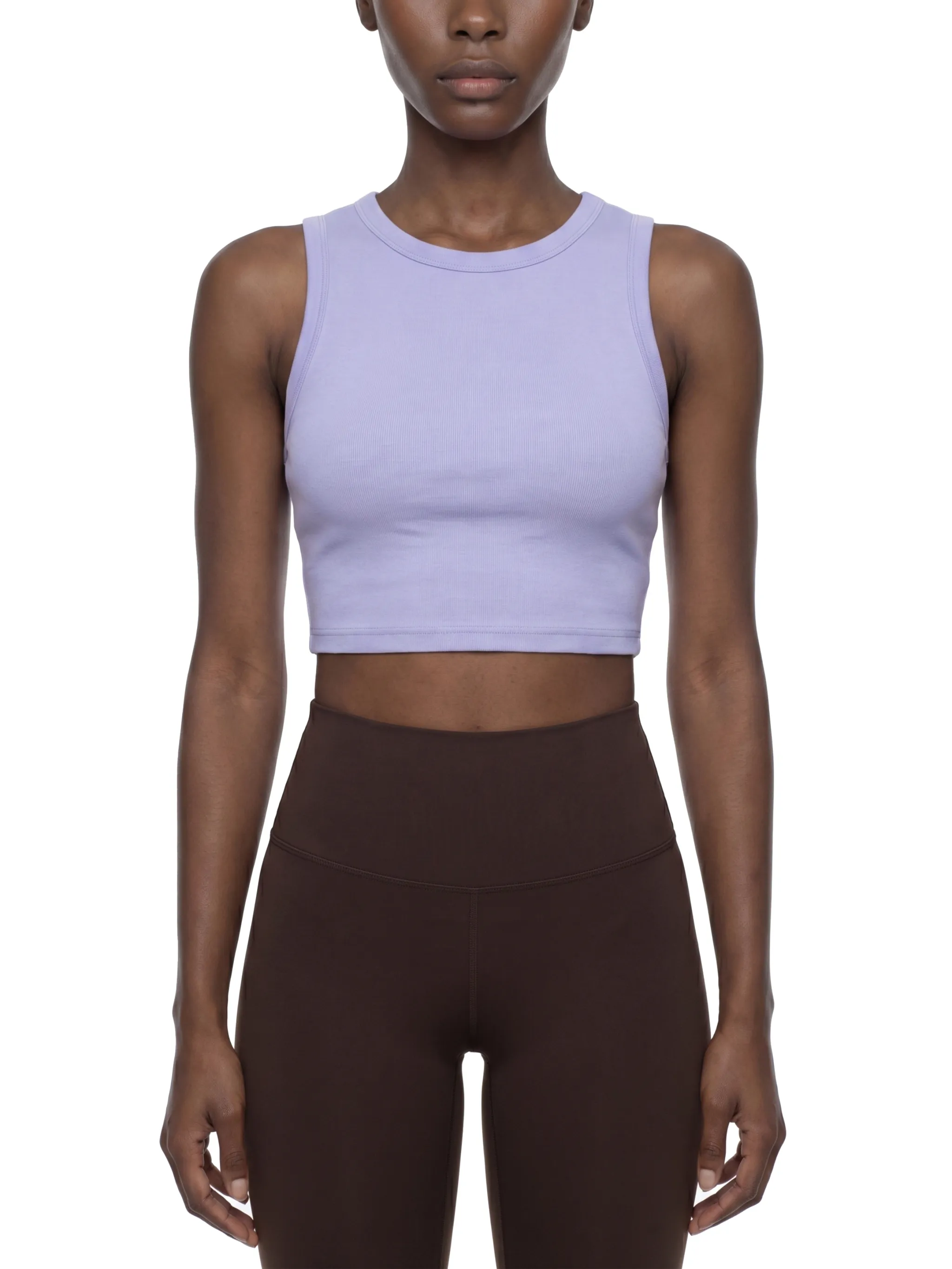 Women's Tight Crewneck Crop Tank Top