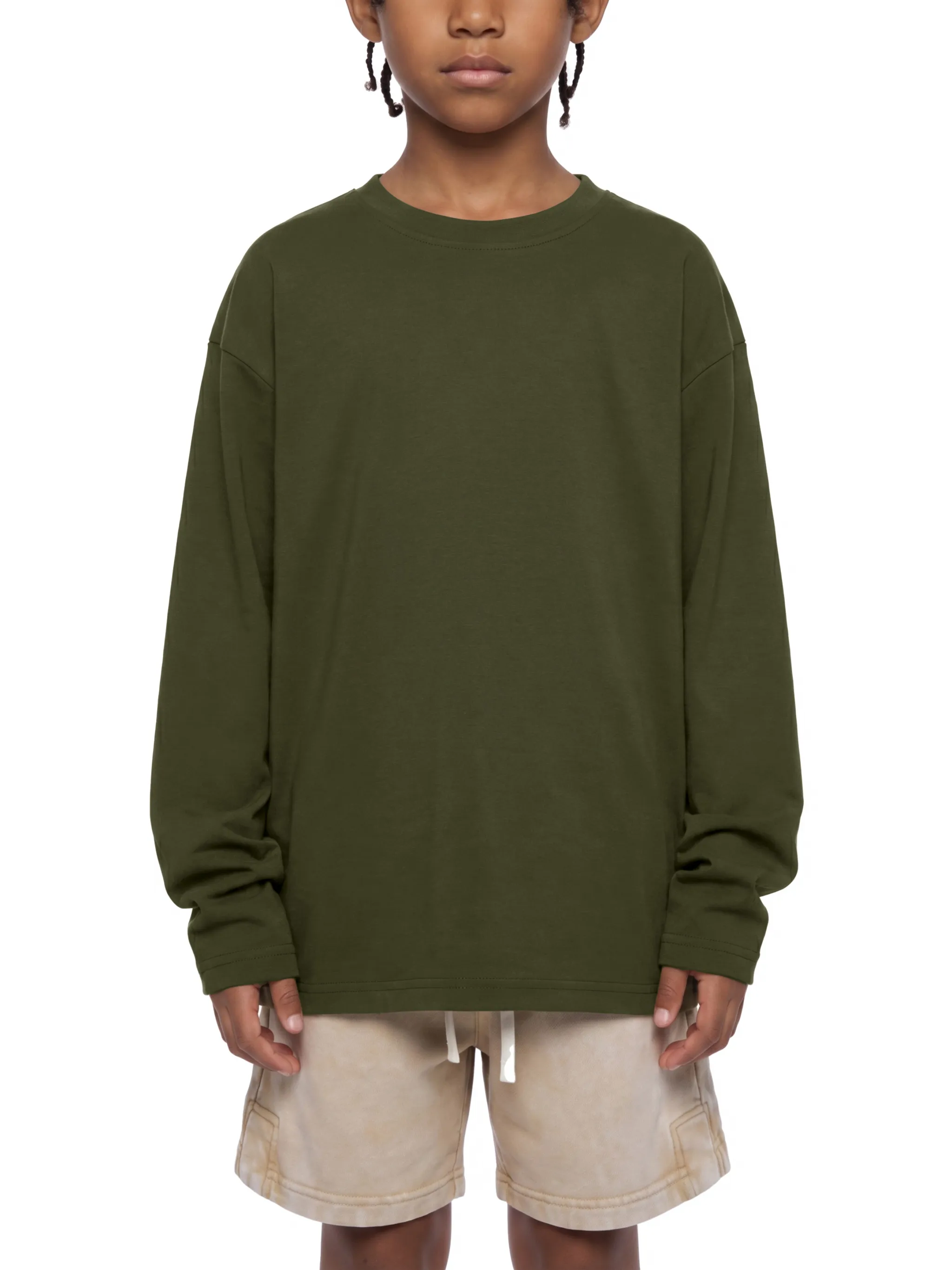 Kid's Drop Shoulder Long Sleeve T-Shirt