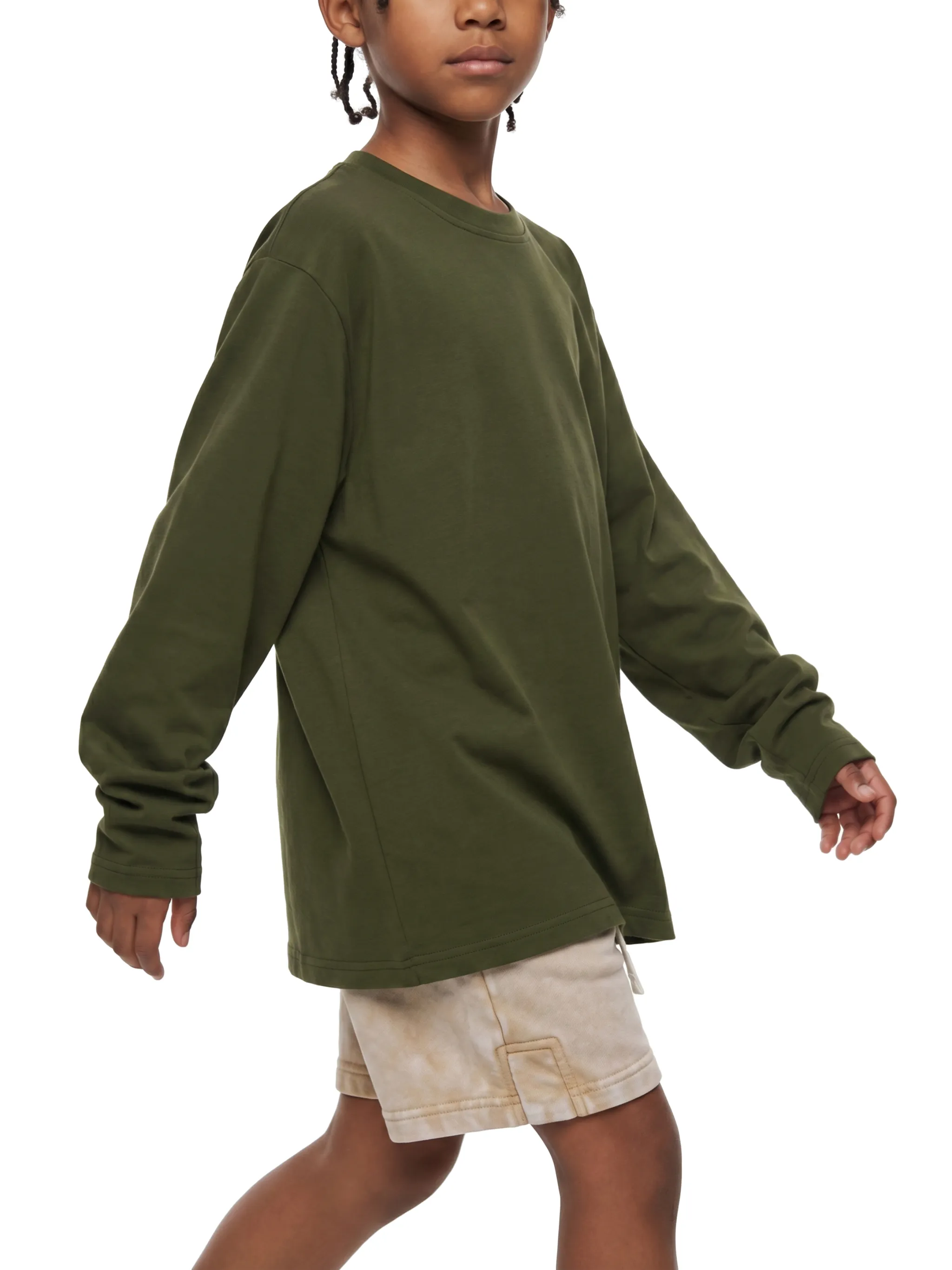 Kid's Drop Shoulder Long Sleeve T-Shirt