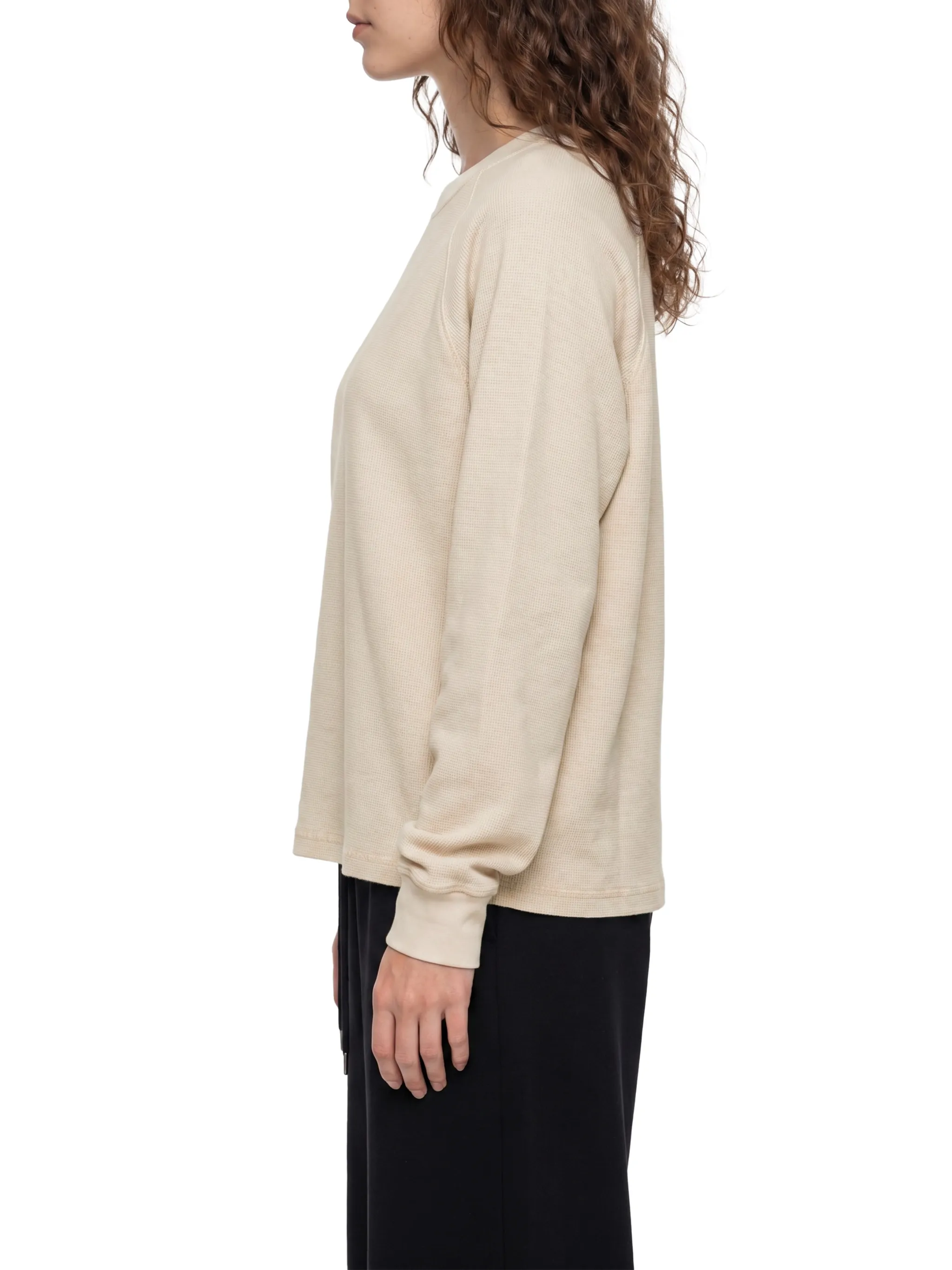Unisex Vintage Wash Boxy  Waffle T-Shirt