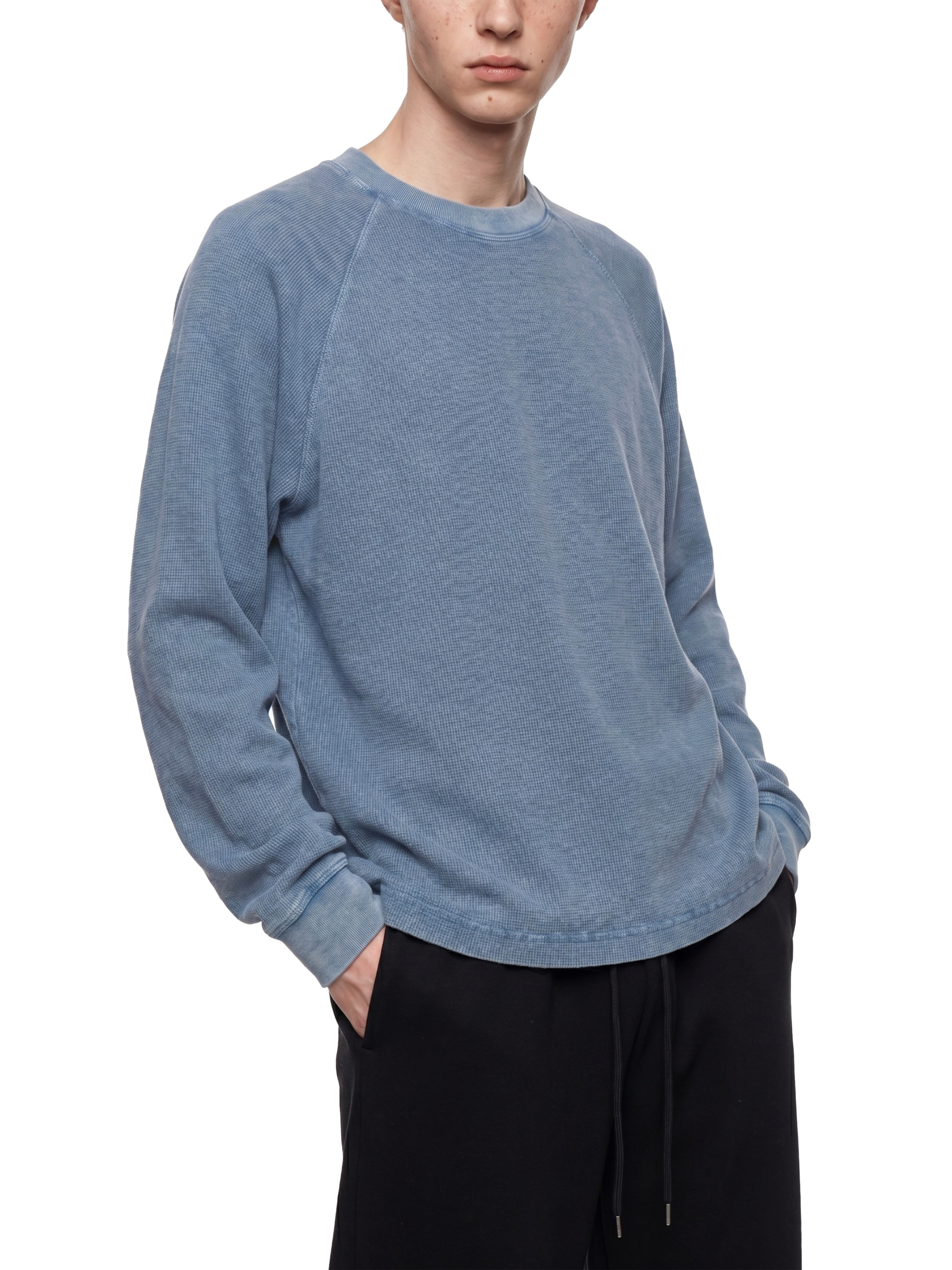 Unisex Vintage Wash Boxy Waffle T-Shirt #UT0074 | TAPSTITCH