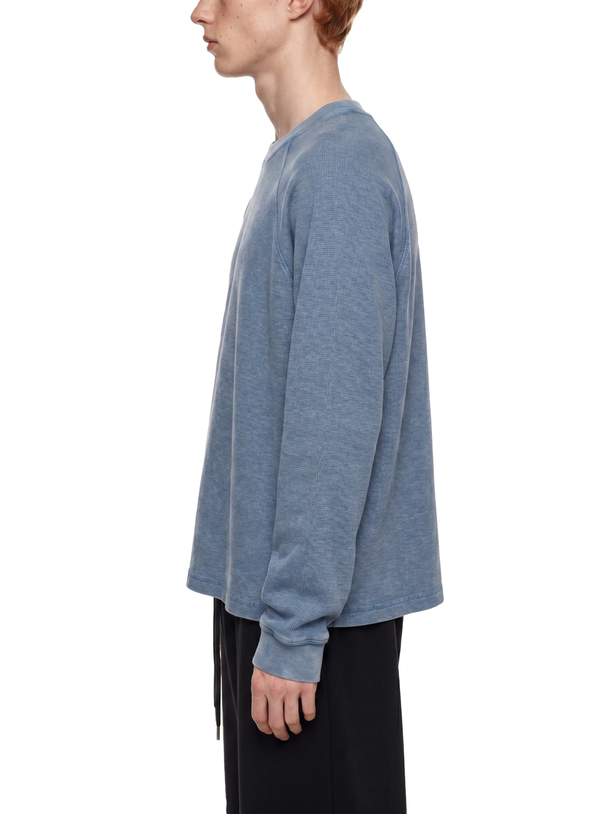 Unisex Vintage Wash Boxy  Waffle T-Shirt