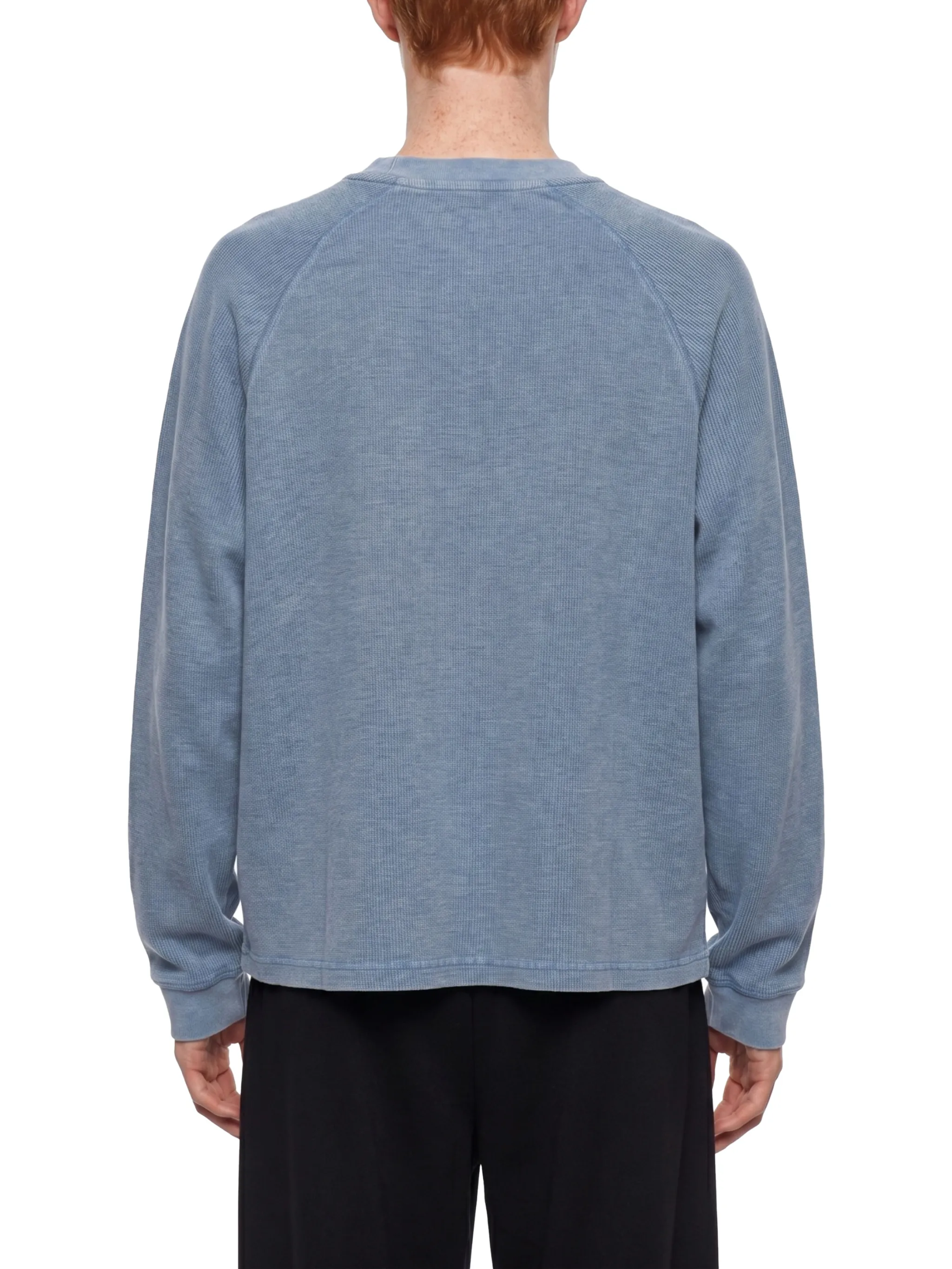 Unisex Vintage Wash Boxy  Waffle T-Shirt