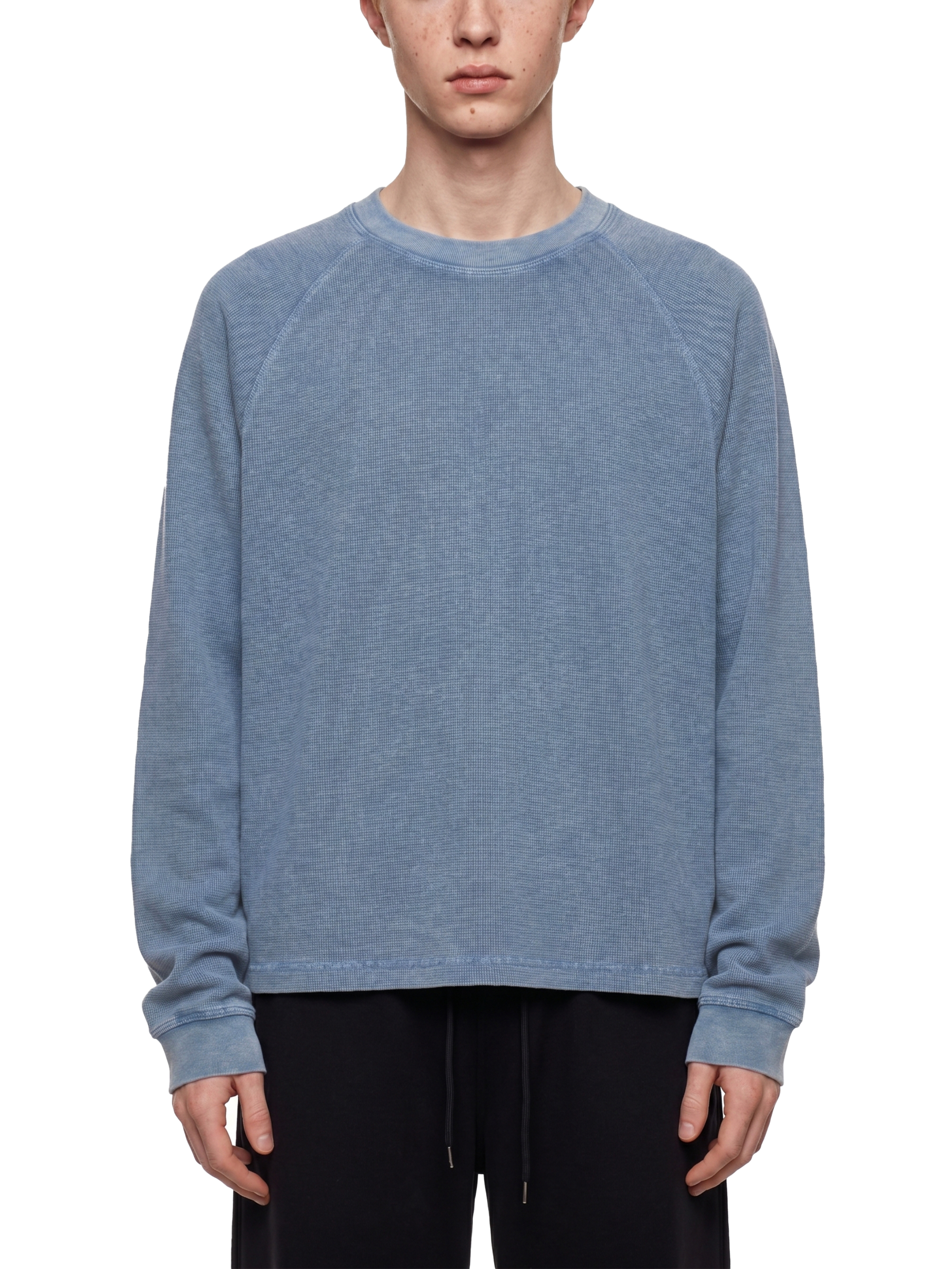 Unisex Vintage Wash Boxy Waffle T-Shirt #UT0074 | TAPSTITCH