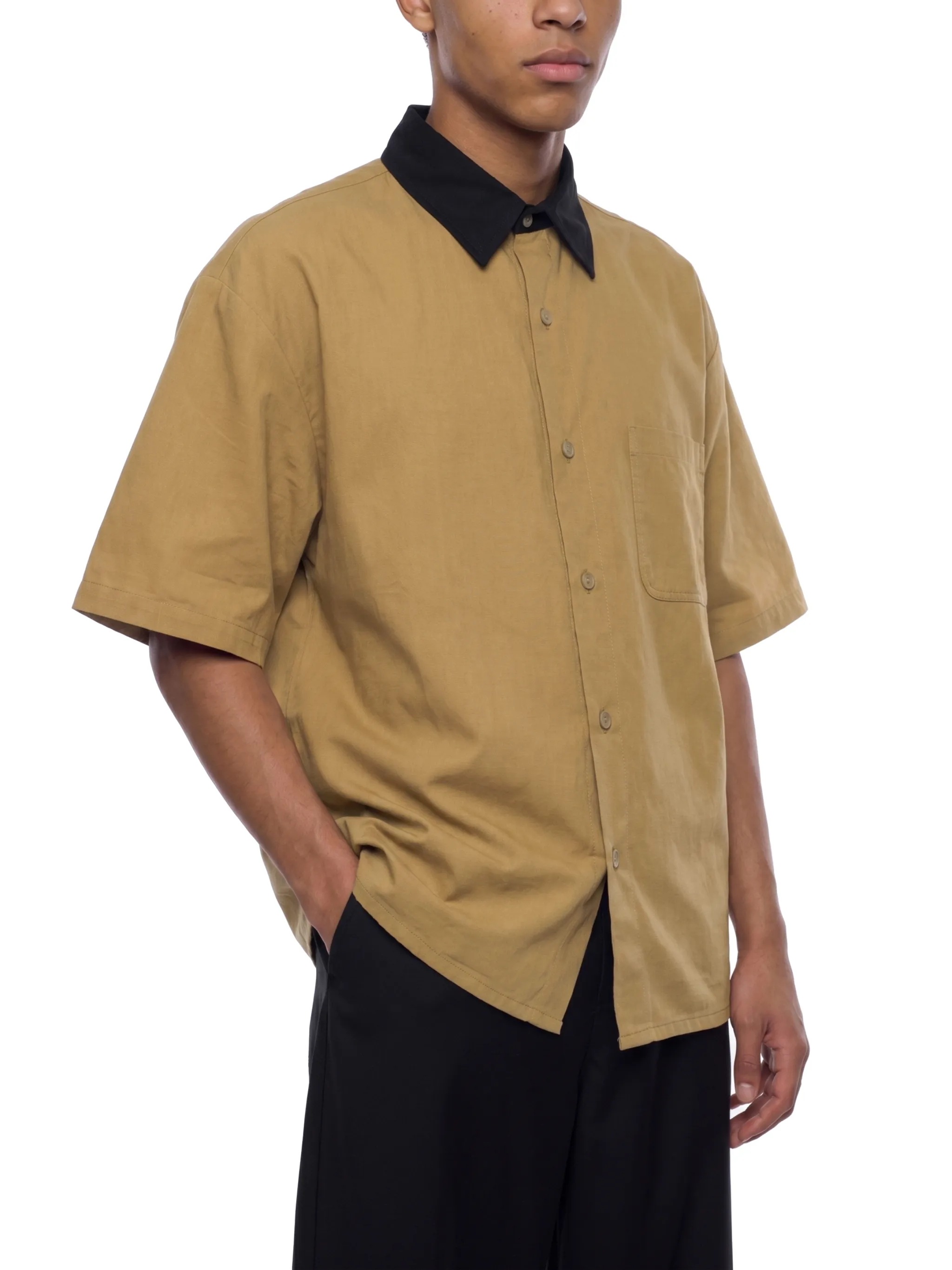 Unisex Color Block Short Sleeve Shirt