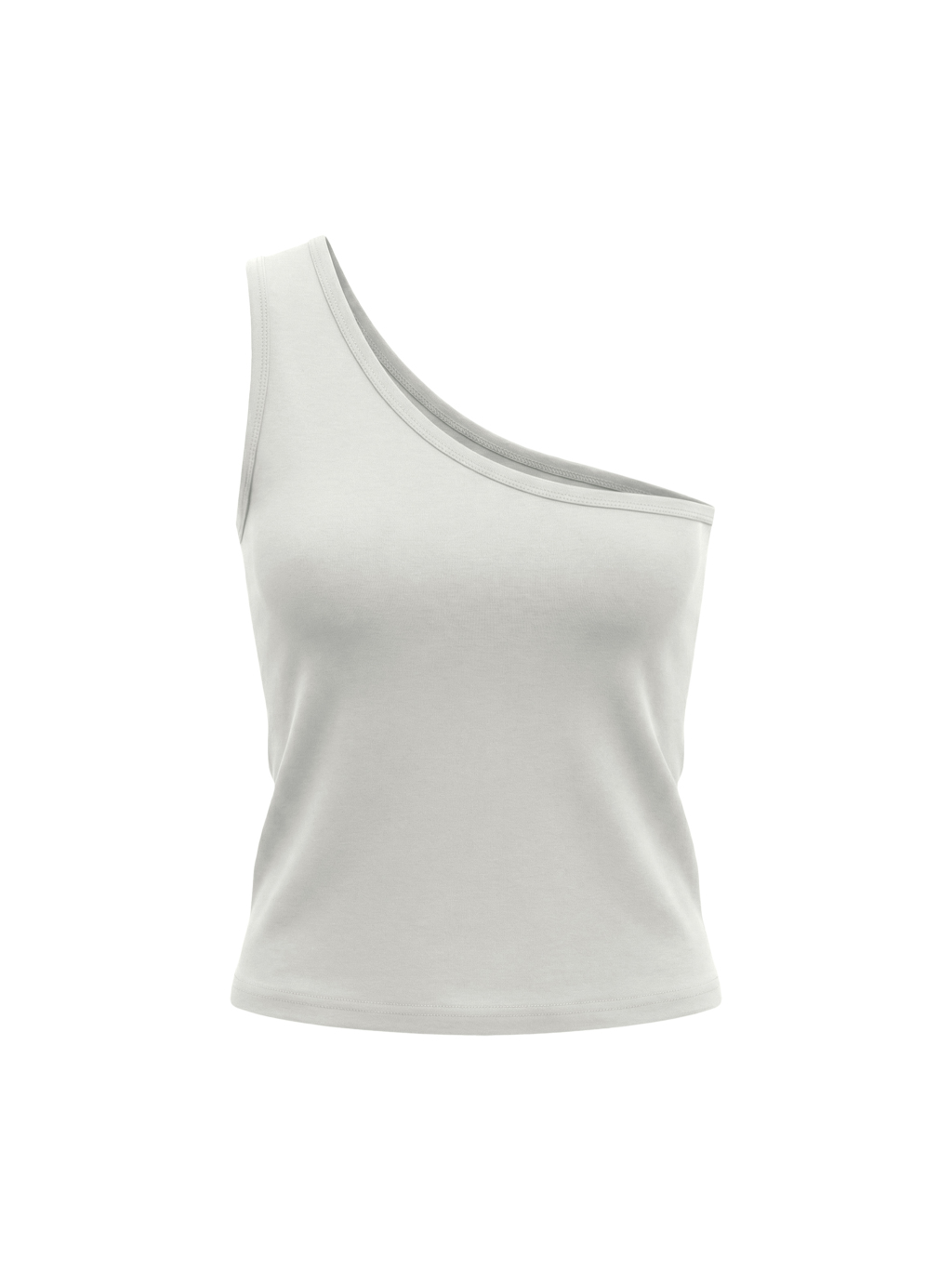 Women's One-Shoulder Crop T-Shirt - Main Image