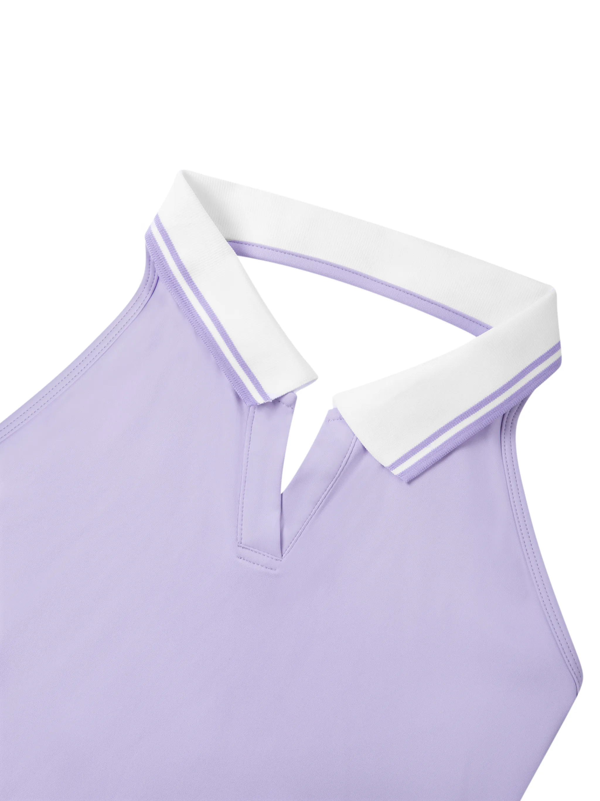Women's Collared Halter A-Line Tennis Dress