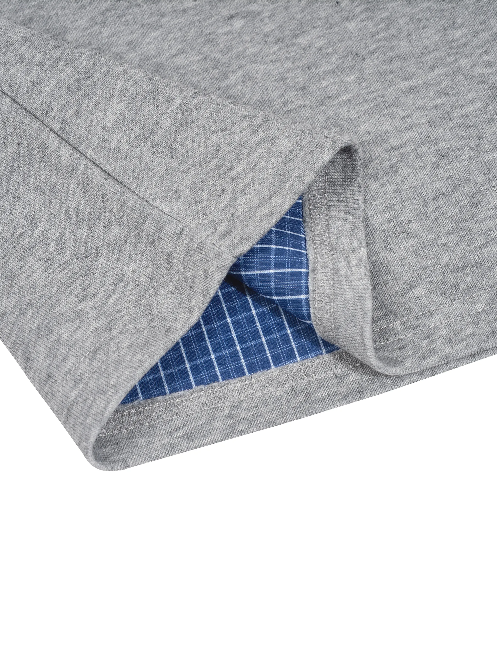 Unisex Plaid Waistband Shorts