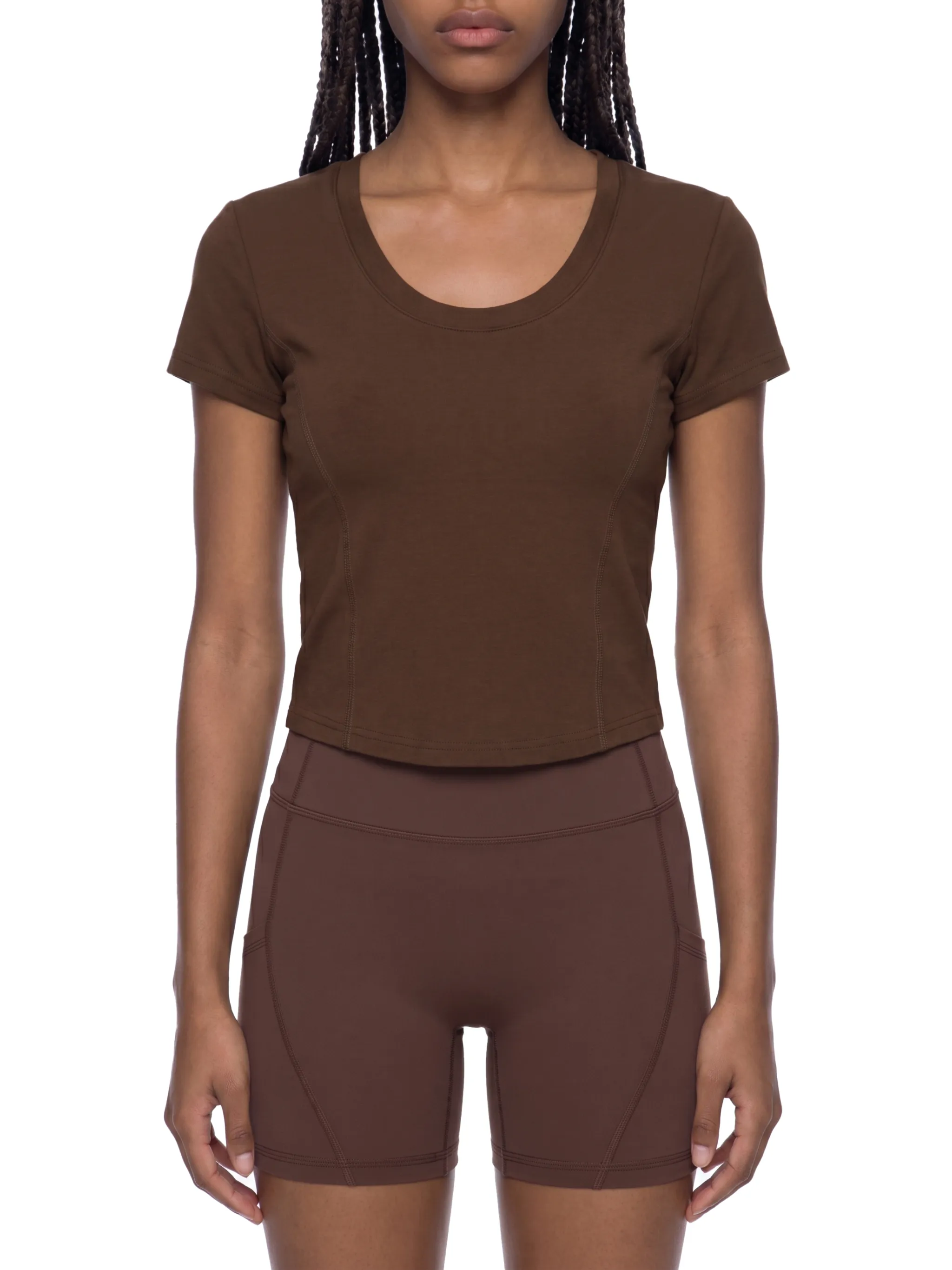 Women's Paneled Crop T-Shirt