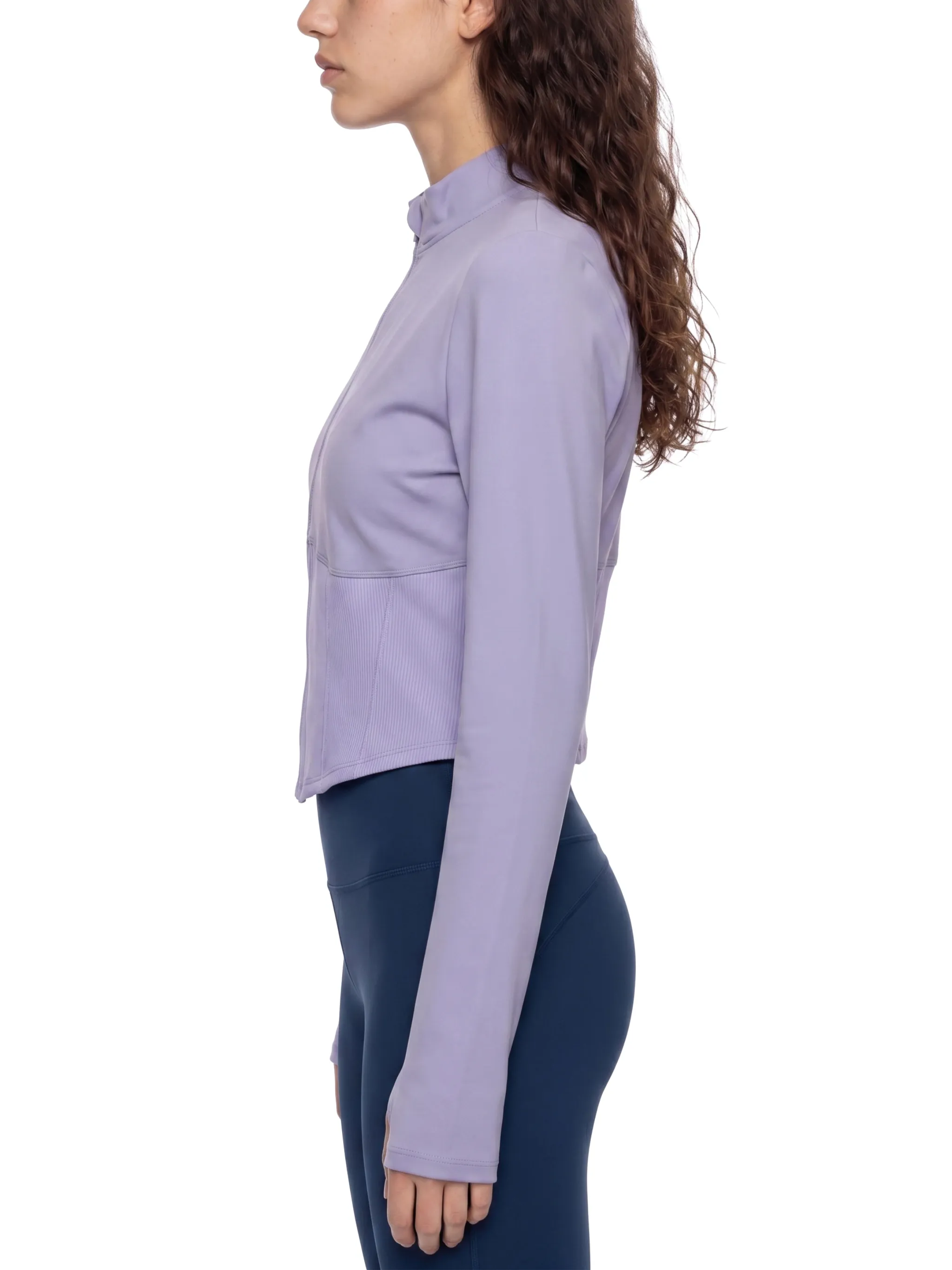 Women's Slim Fit Full-Zip Yoga Jacket