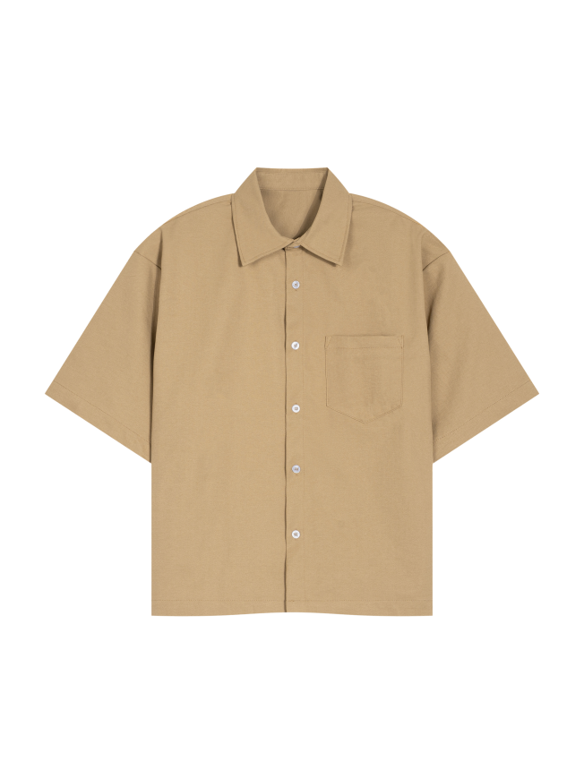 Unisex Boxy Heavyweight Short Sleeve Shirt