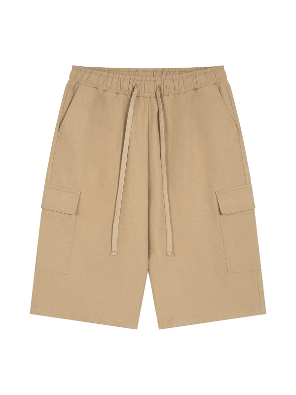 Unisex Drawstring Cargo Shorts