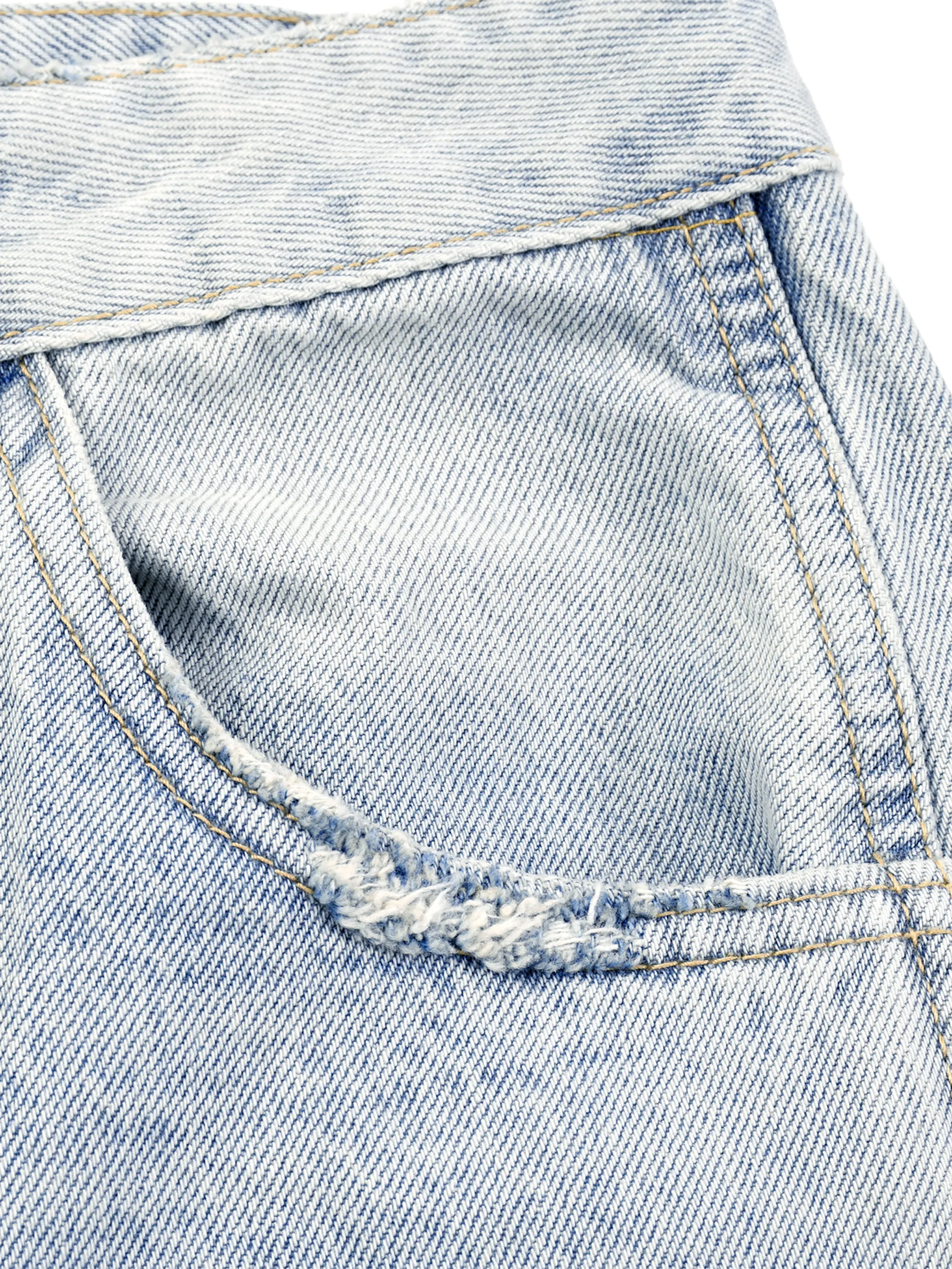 Men's Vintage Wash Sunfade Barrel Leg Jeans