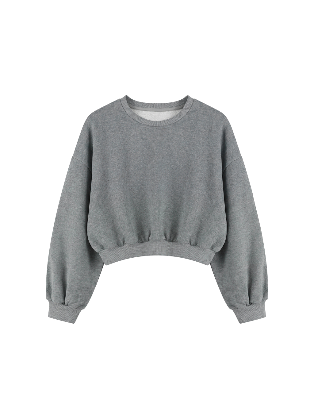 Women's Boxy Cropped Crewneck Sweatshirt - Main Image