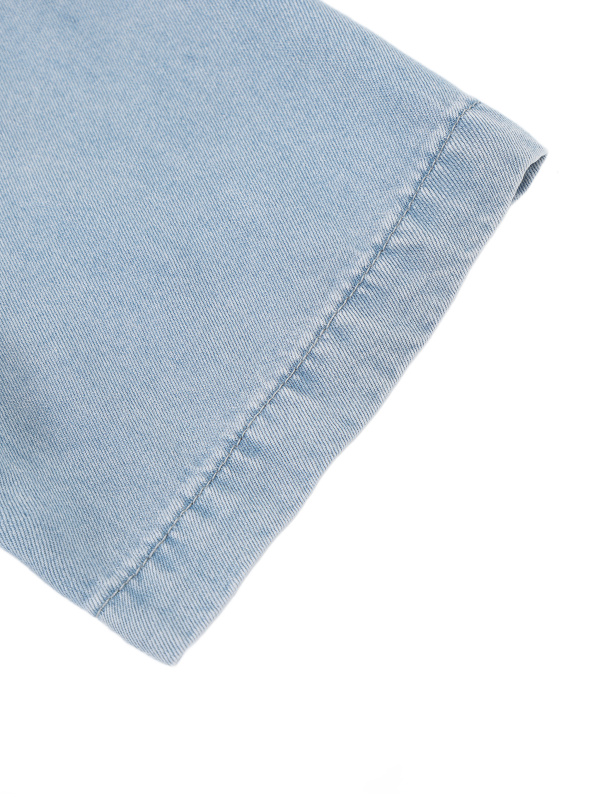 Women's Vintage Wash Boxy Cropped Shirt
