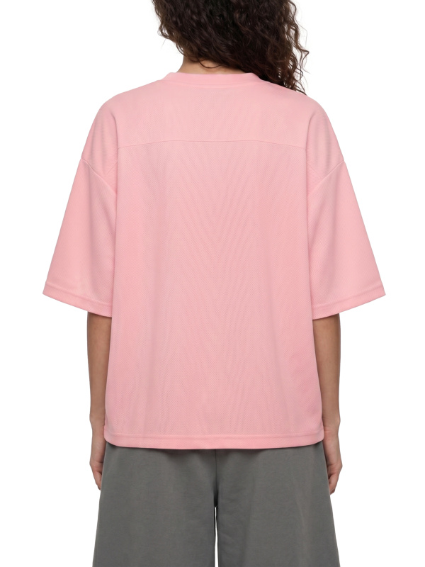 Unisex Boxy Mesh Crewneck T-Shirt