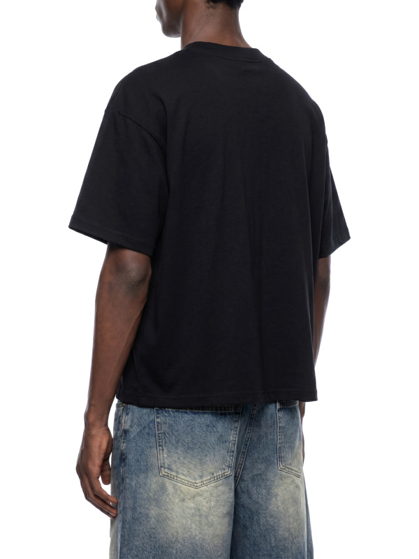 Unisex Boxy Drop Shoulder Crop T-Shirt