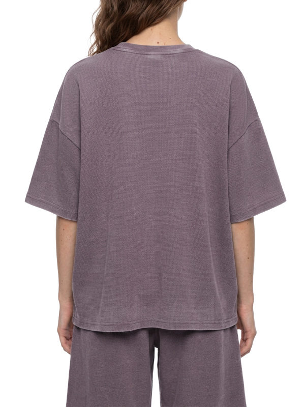Unisex Vintage Wash Sunfade Boxy Waffle T-Shirt