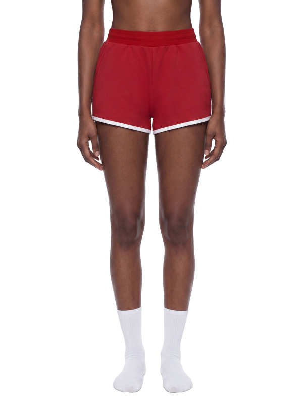 Women's Retro Contrast Binding Shorts