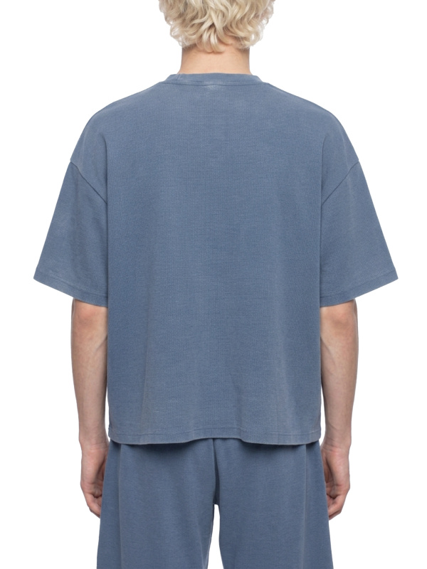 Unisex Vintage Wash Sunfade Boxy Waffle T-Shirt