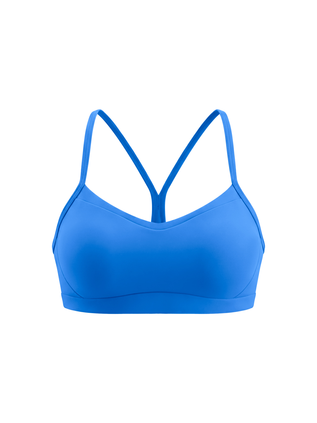 Women's Tight Cropped Sports Bra - Main Image