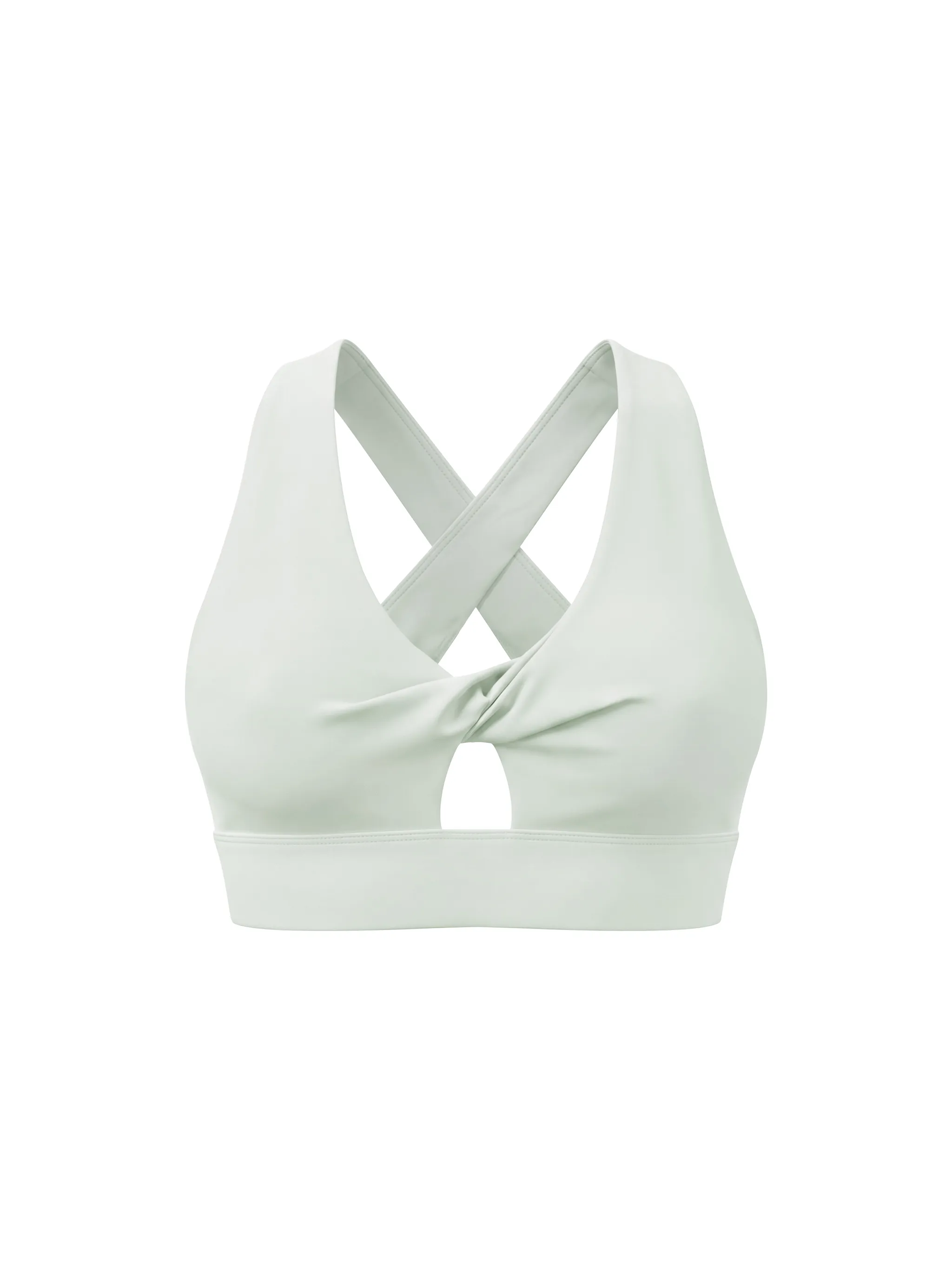 Women's Twist Front V-Neck Sports Bra