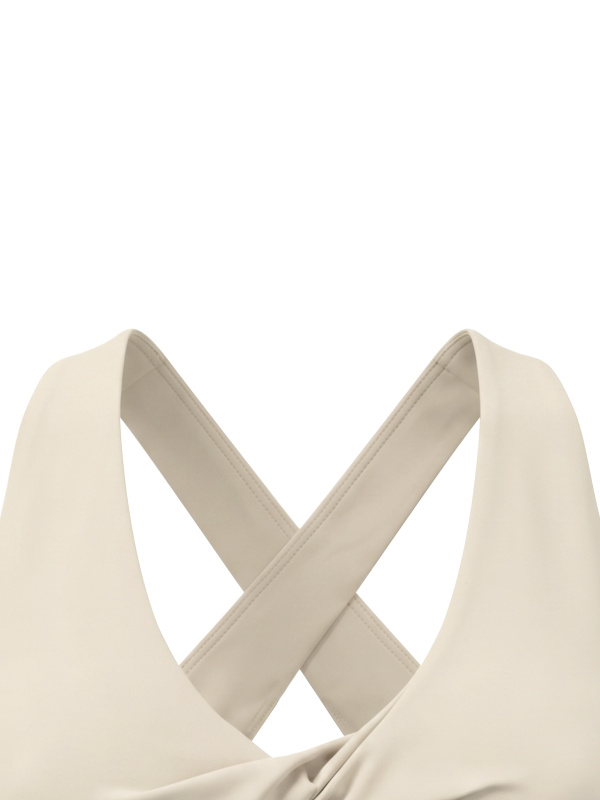 Women's Twist Front V-Neck Sports Bra
