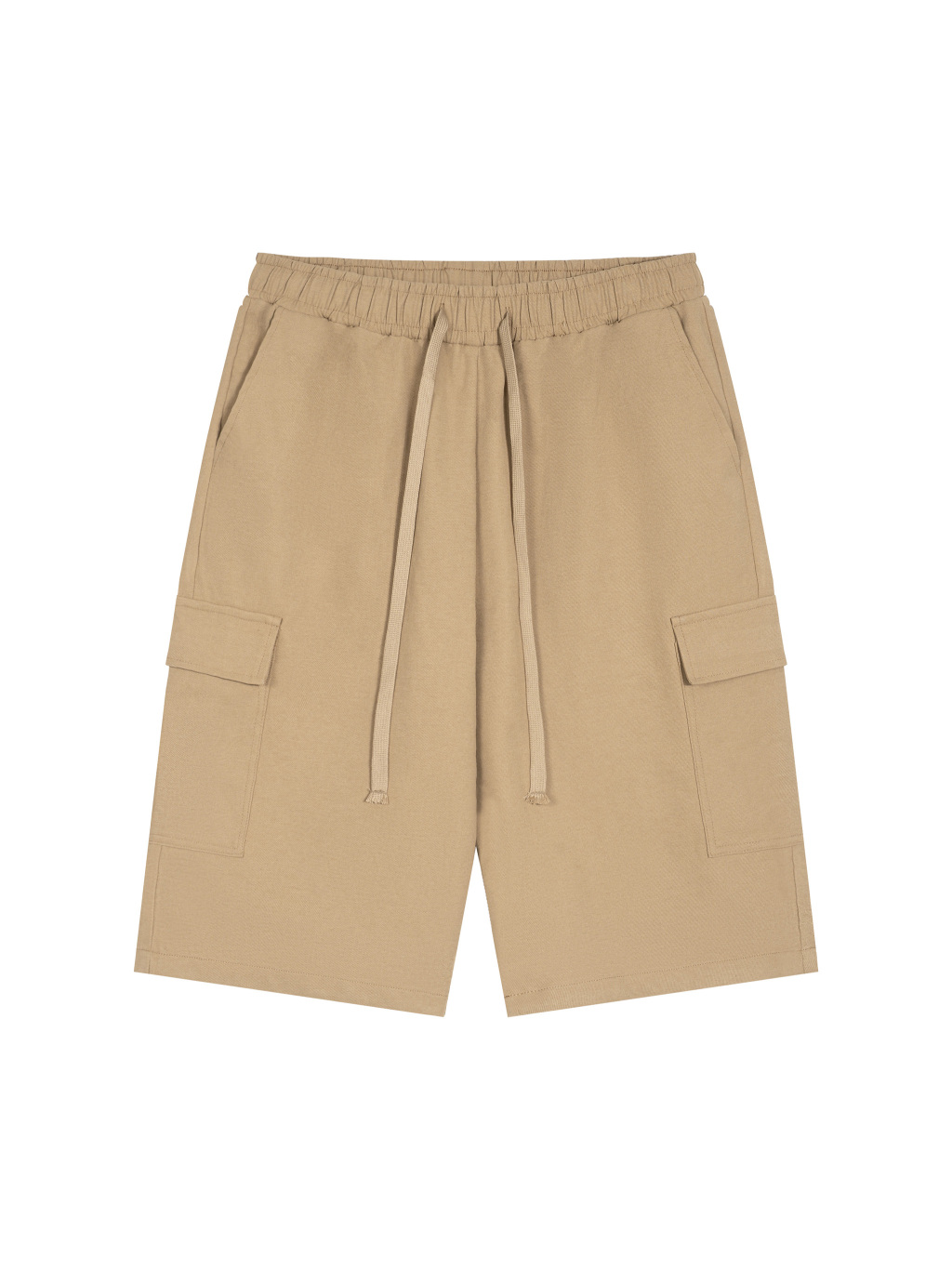 Unisex Drawstring Cargo Shorts - Main Image