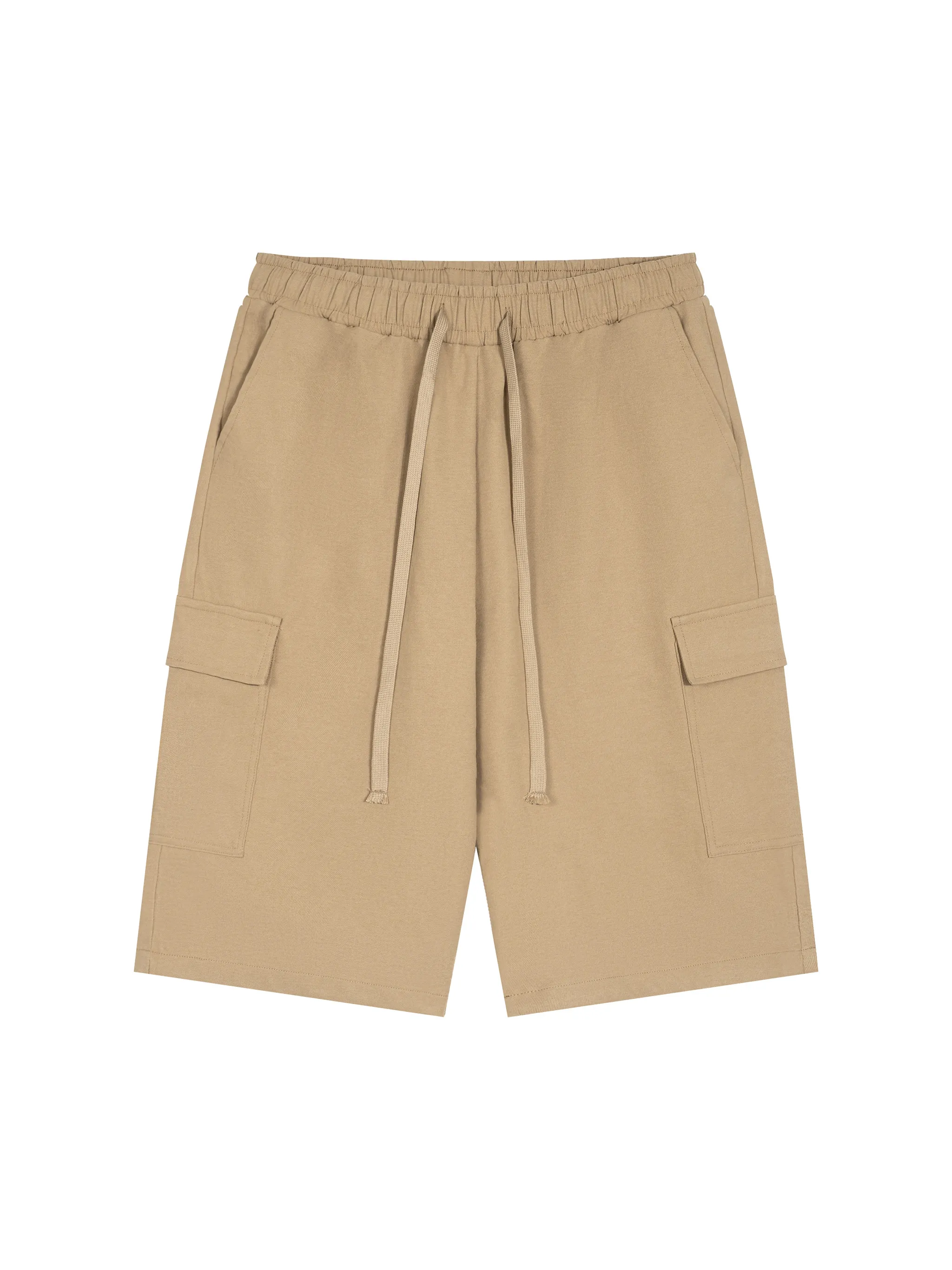 Unisex Drawstring Cargo Shorts - Main Image
