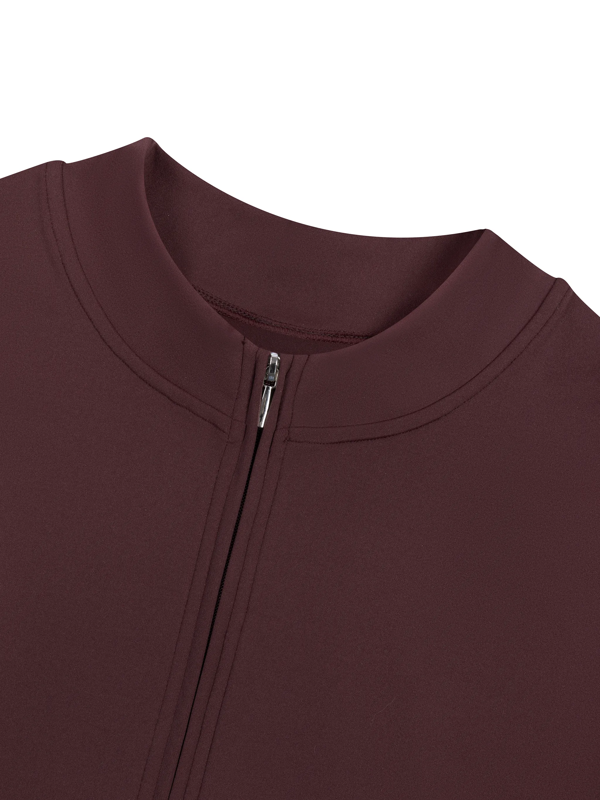 Women's Quarter-Zip Short Sleeve Romper
